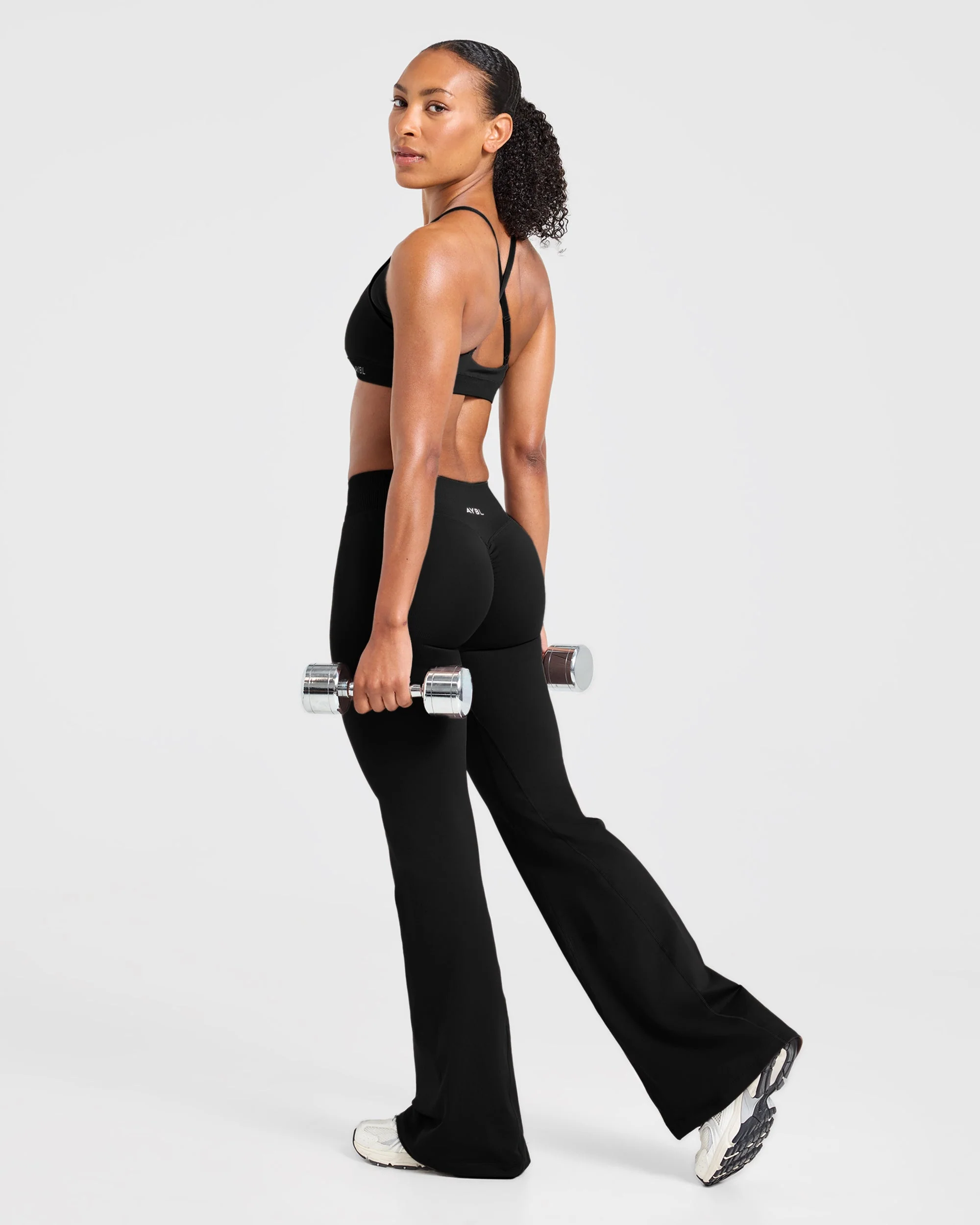 Enhance Seamless Flared Leggings - Zwart - Image 7
