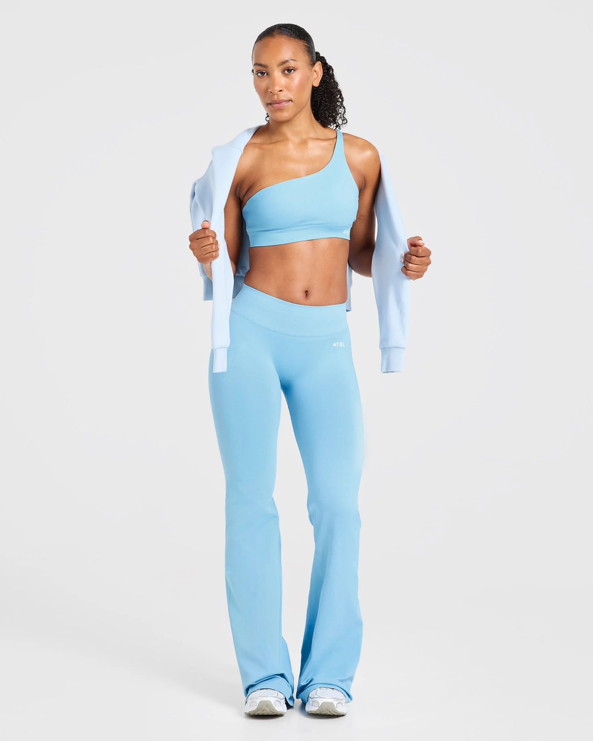 Enhance Seamless Flared Leggings - Powder Blauw - Image 8