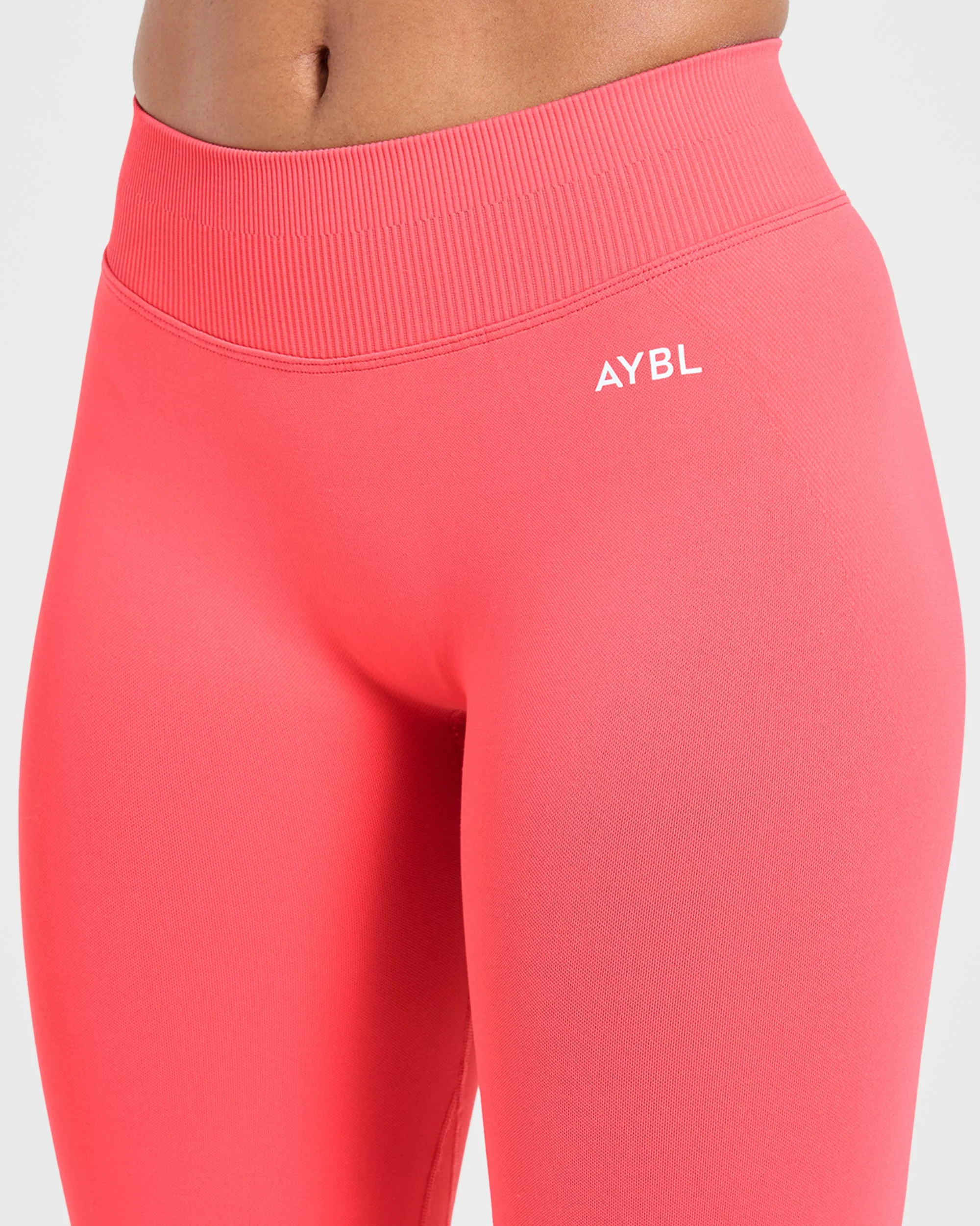 Enhance Seamless Flared Leggings - Summer Coral - Image 5