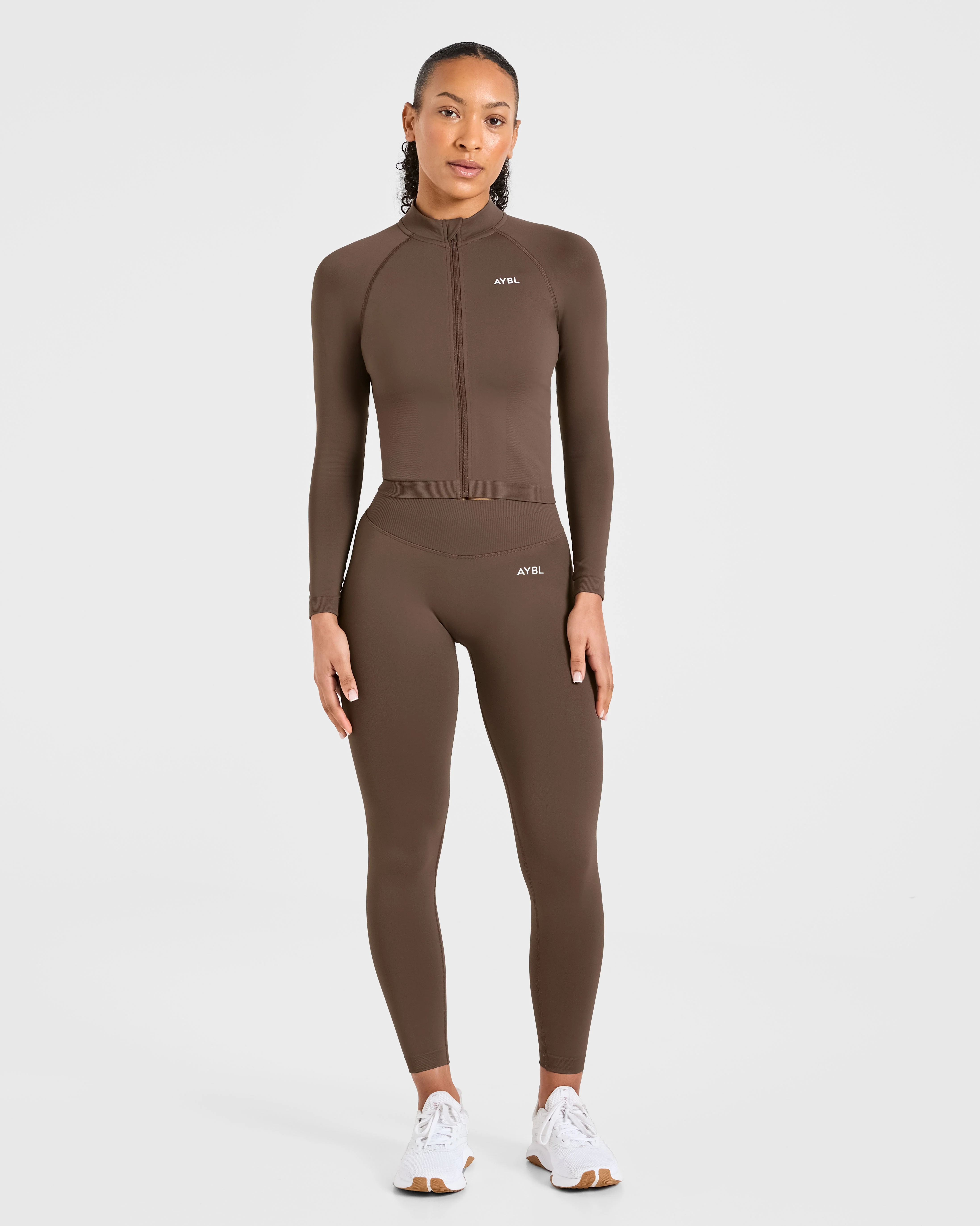 Enhance Seamless Jacket - Bruin - Image 3