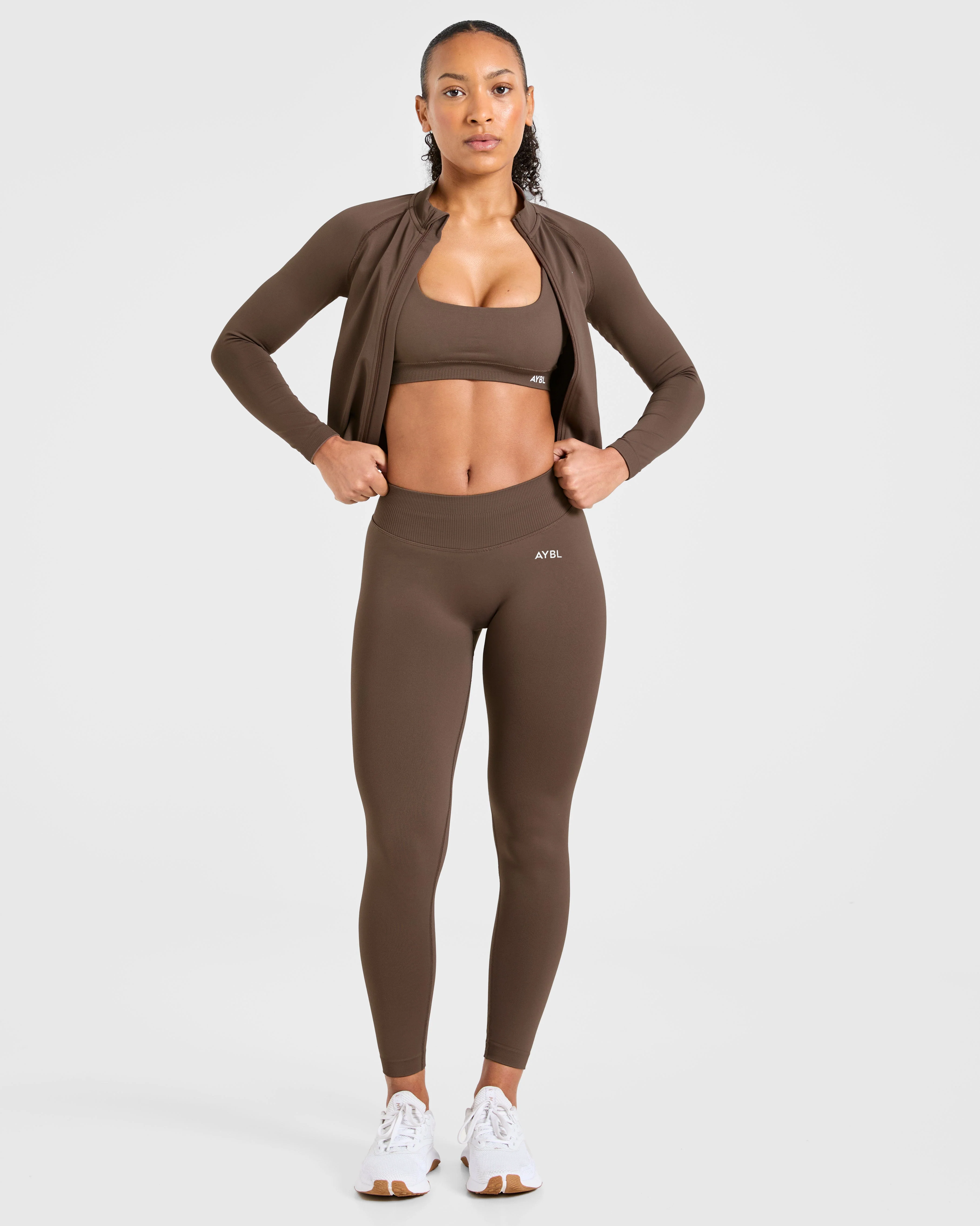 Enhance Seamless Jacket - Bruin - Image 7