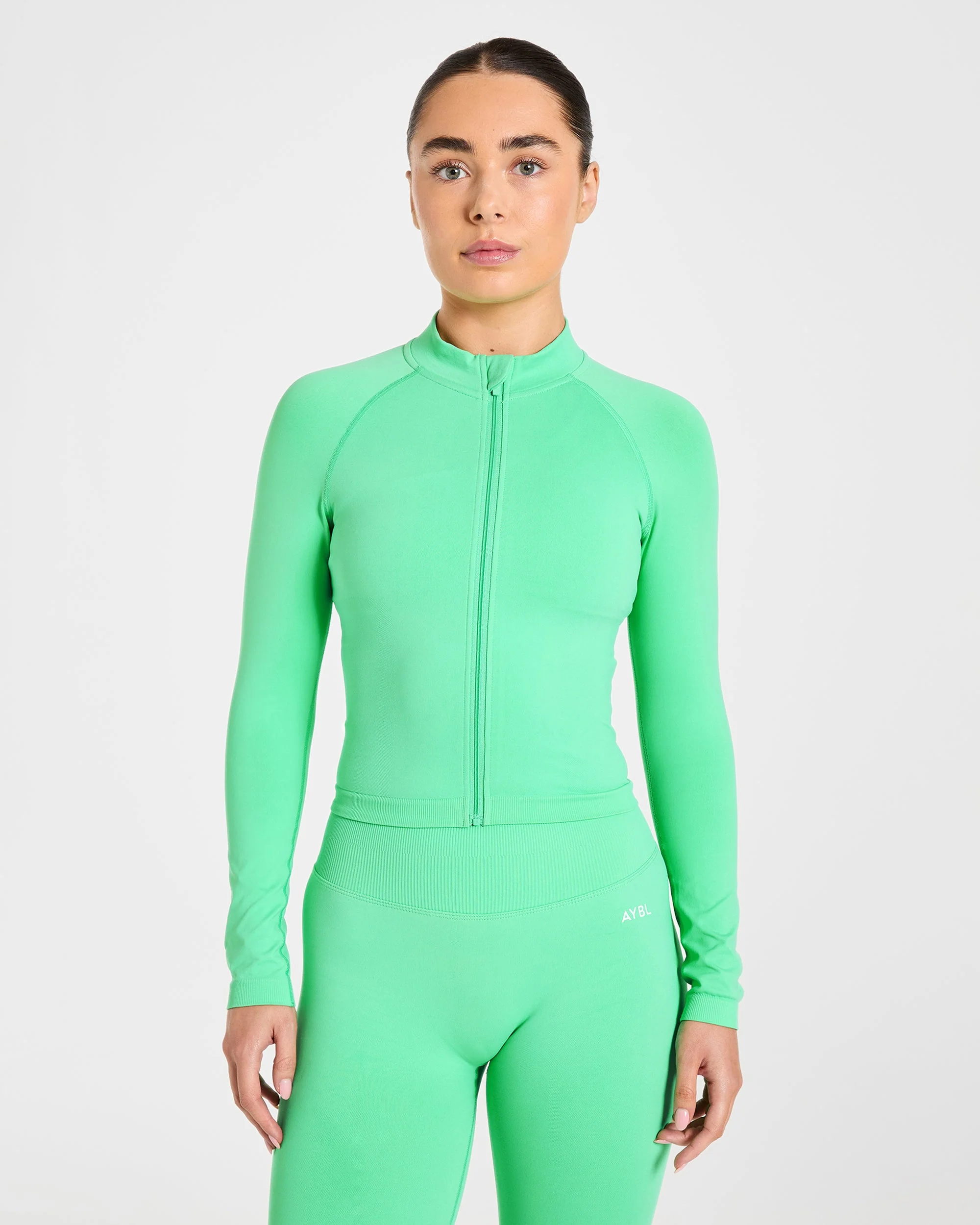 Enhance Seamless Jacket - Mint Groen