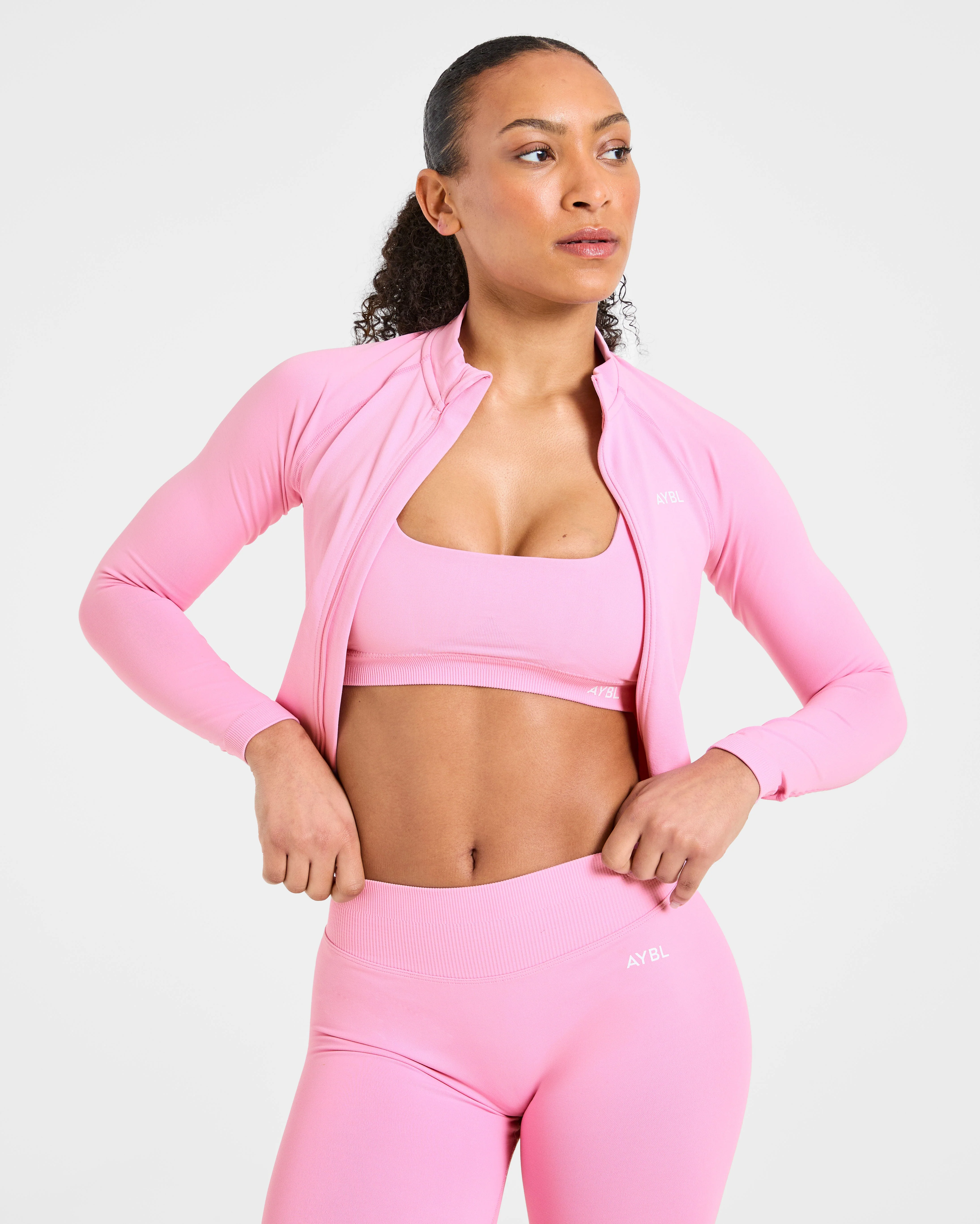 Enhance Seamless Jacket - Sugar Roze - Image 7