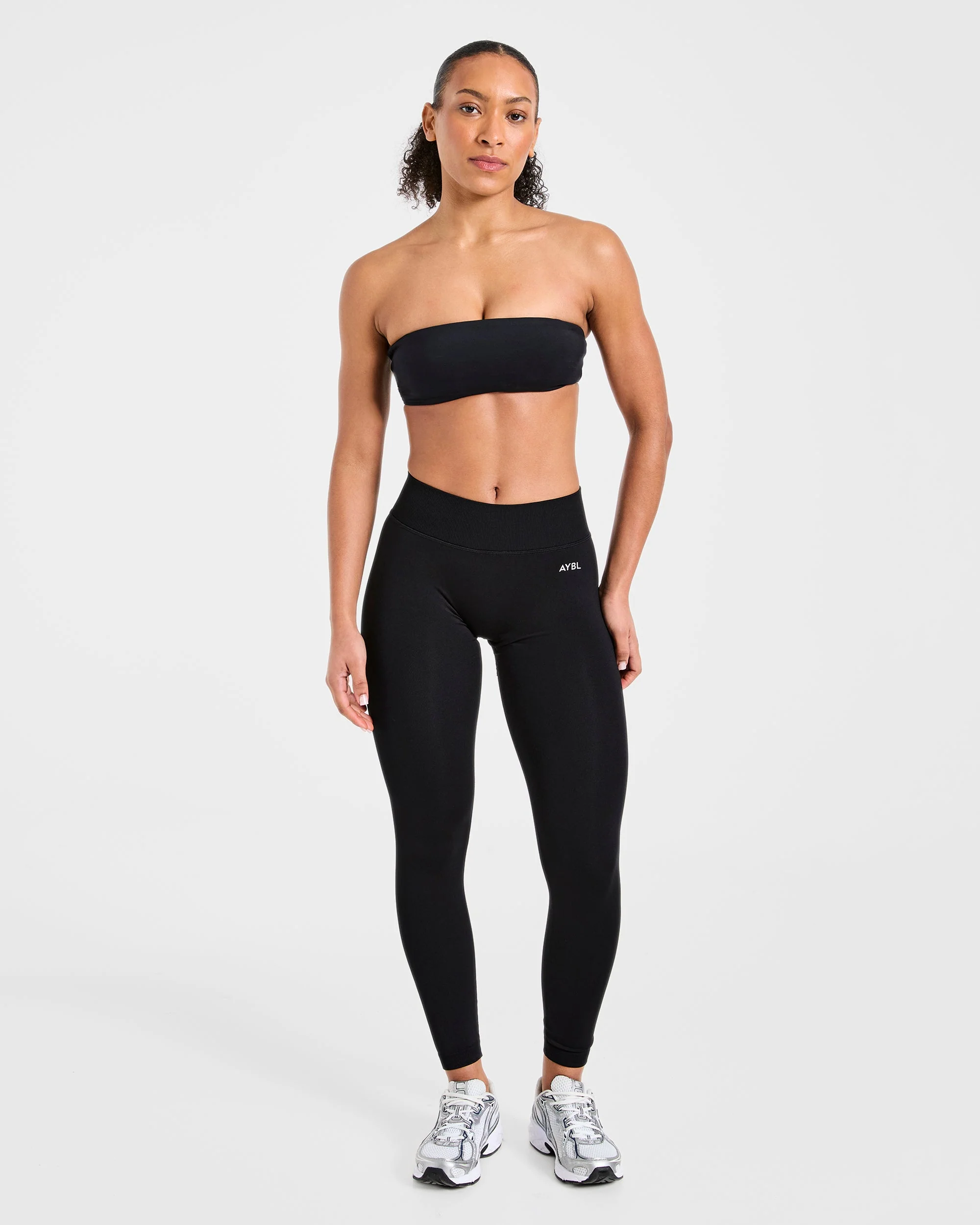 Essential Bandeau Sports Bra - Zwart - Image 3
