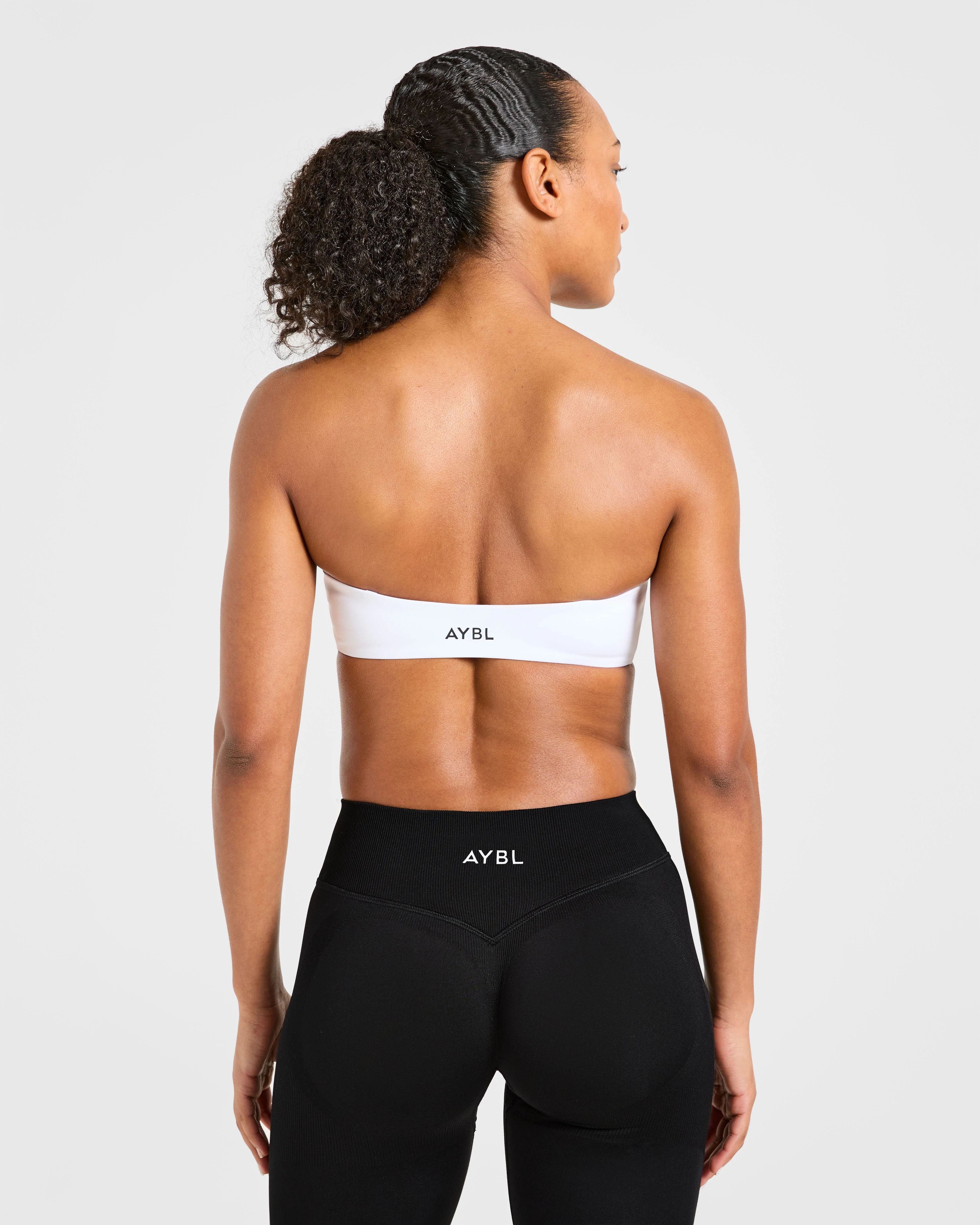 Essential Bandeau Sports Bra - Wit - Image 2