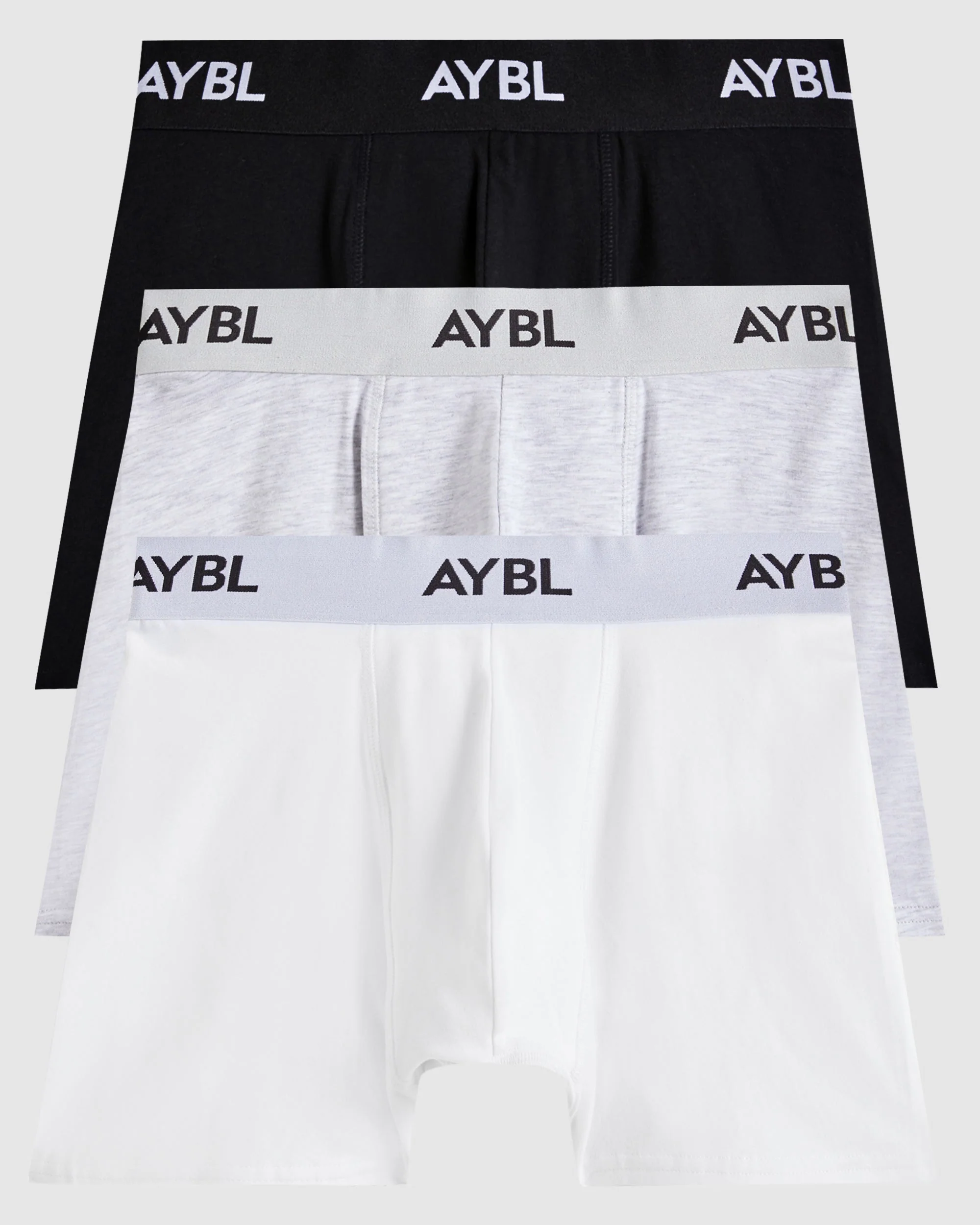 Essential Boxer Trunk (3 pack) - Zwart/Wit/Grijs - Image 5
