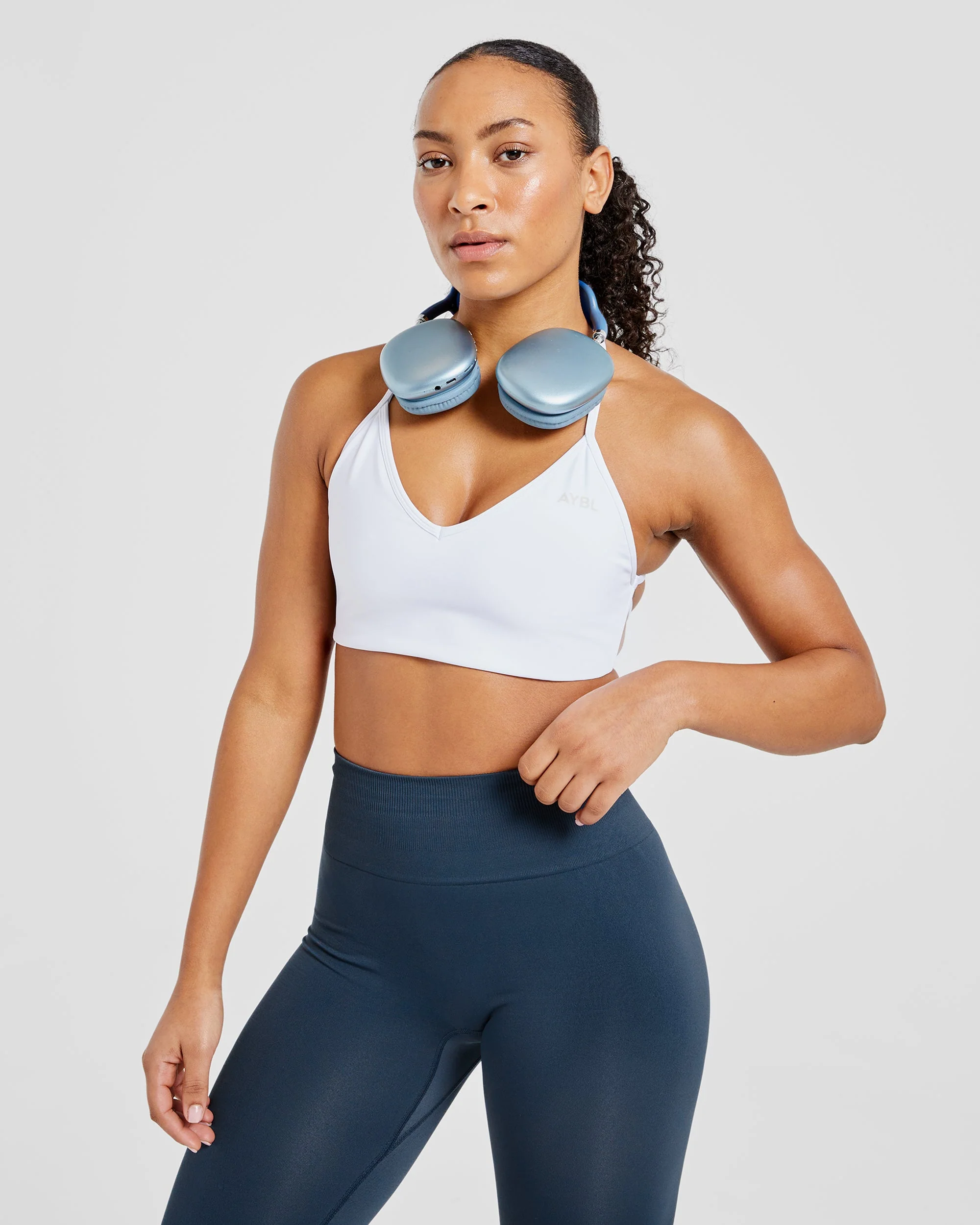 Essential Crossback Sports Bra - Wit - Image 7