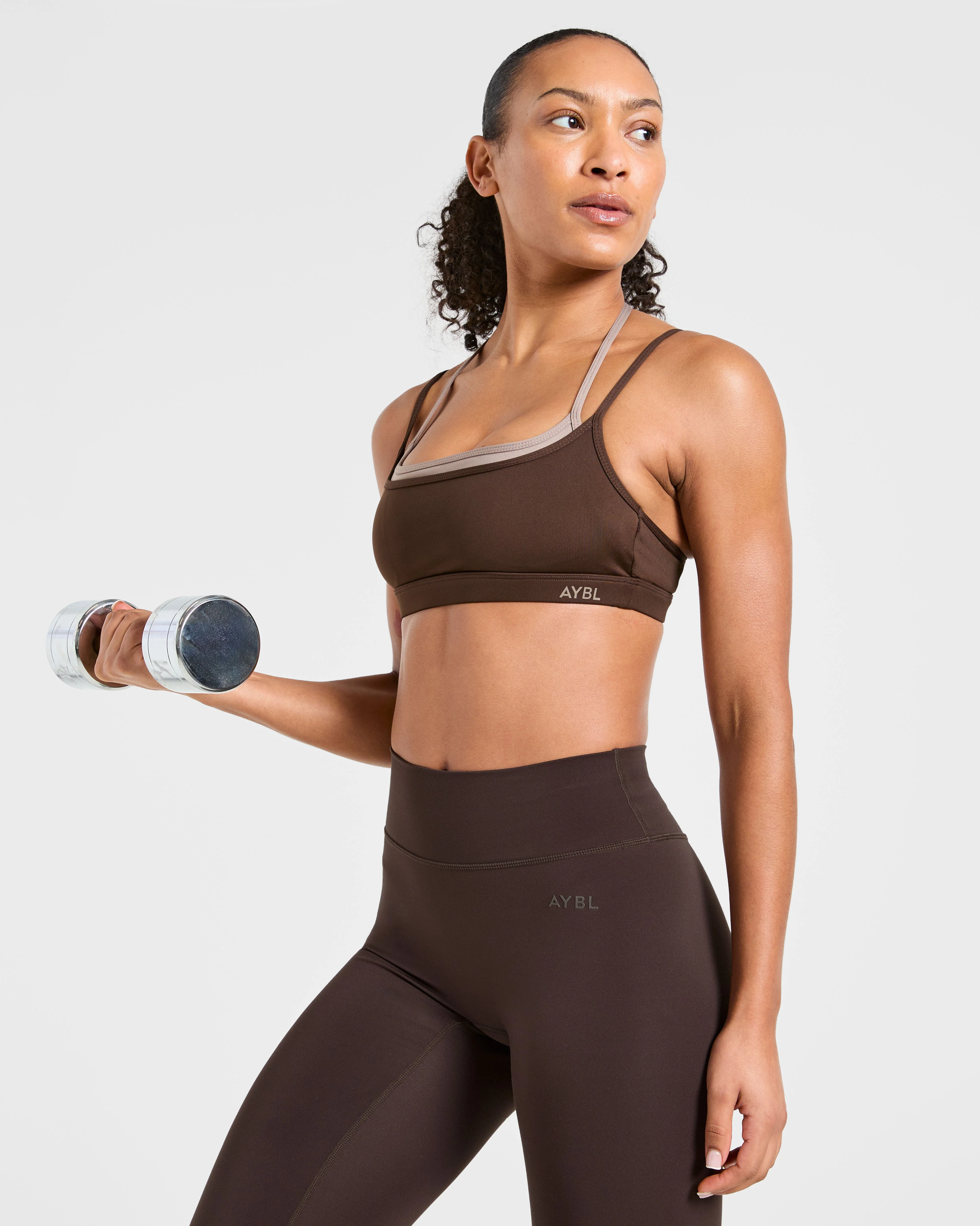 Essential Double Layer Sports Bra - Bruin - Image 8