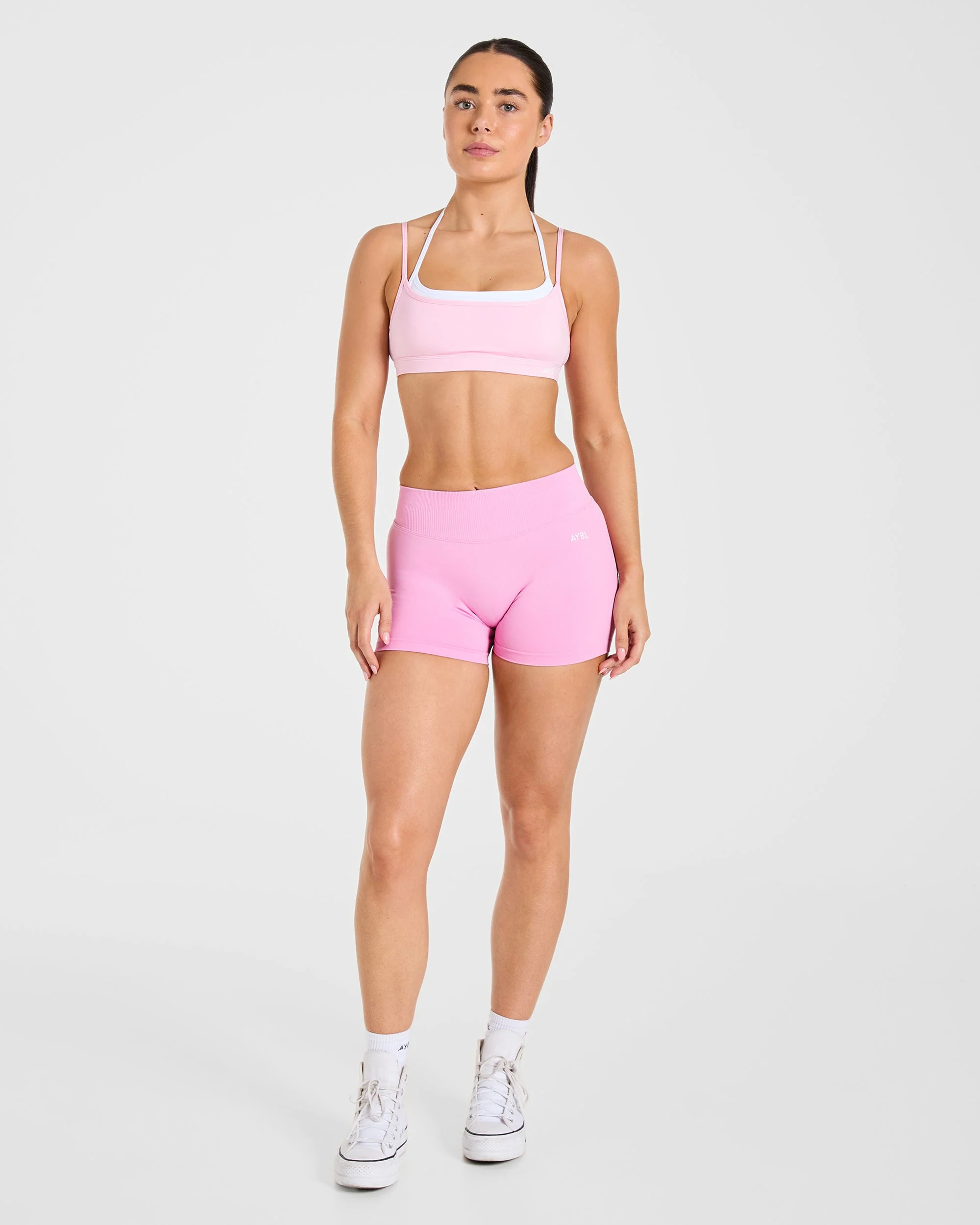 Essential Double Layer Sports Bra - Roze - Image 3
