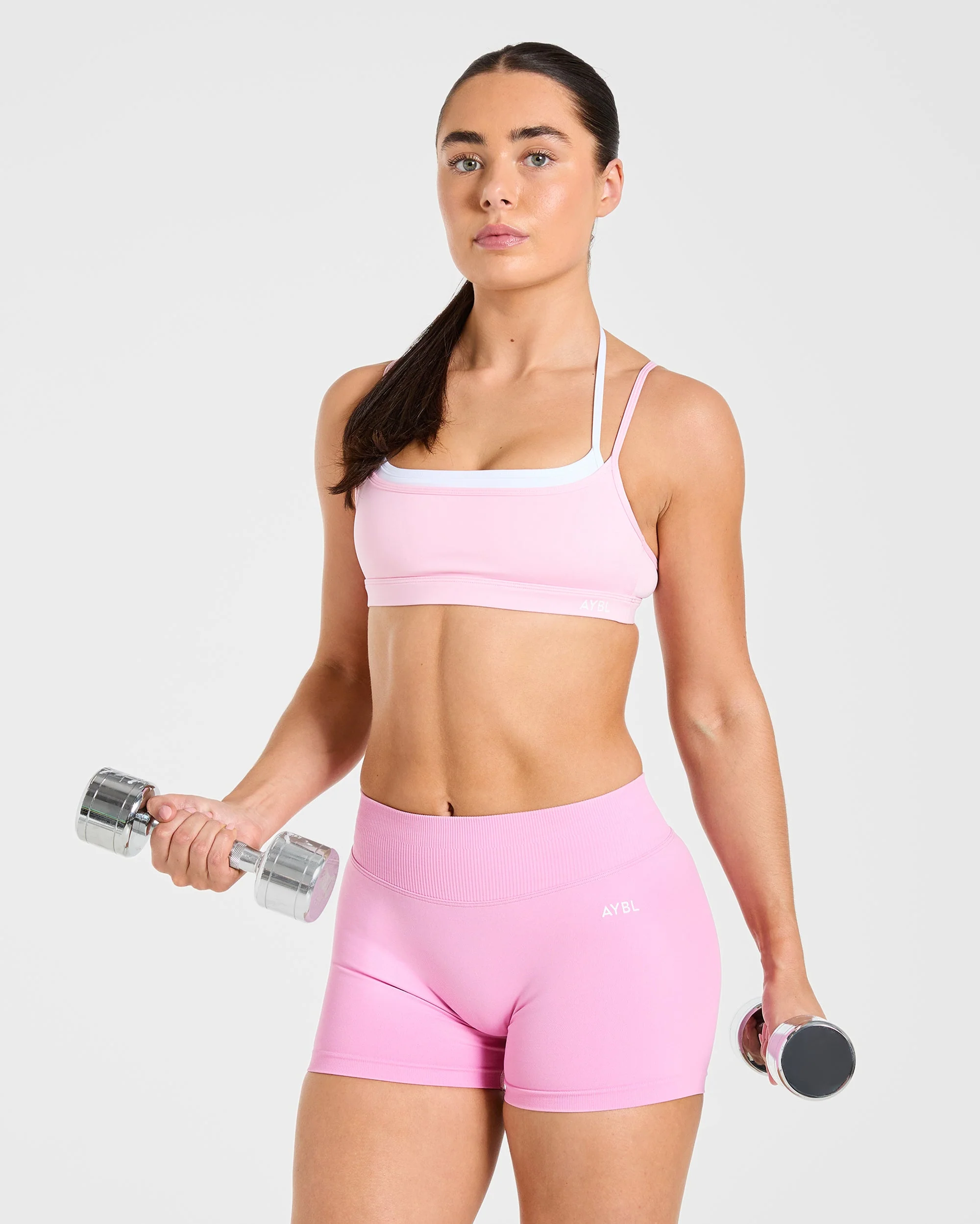 Essential Double Layer Sports Bra - Roze - Image 7