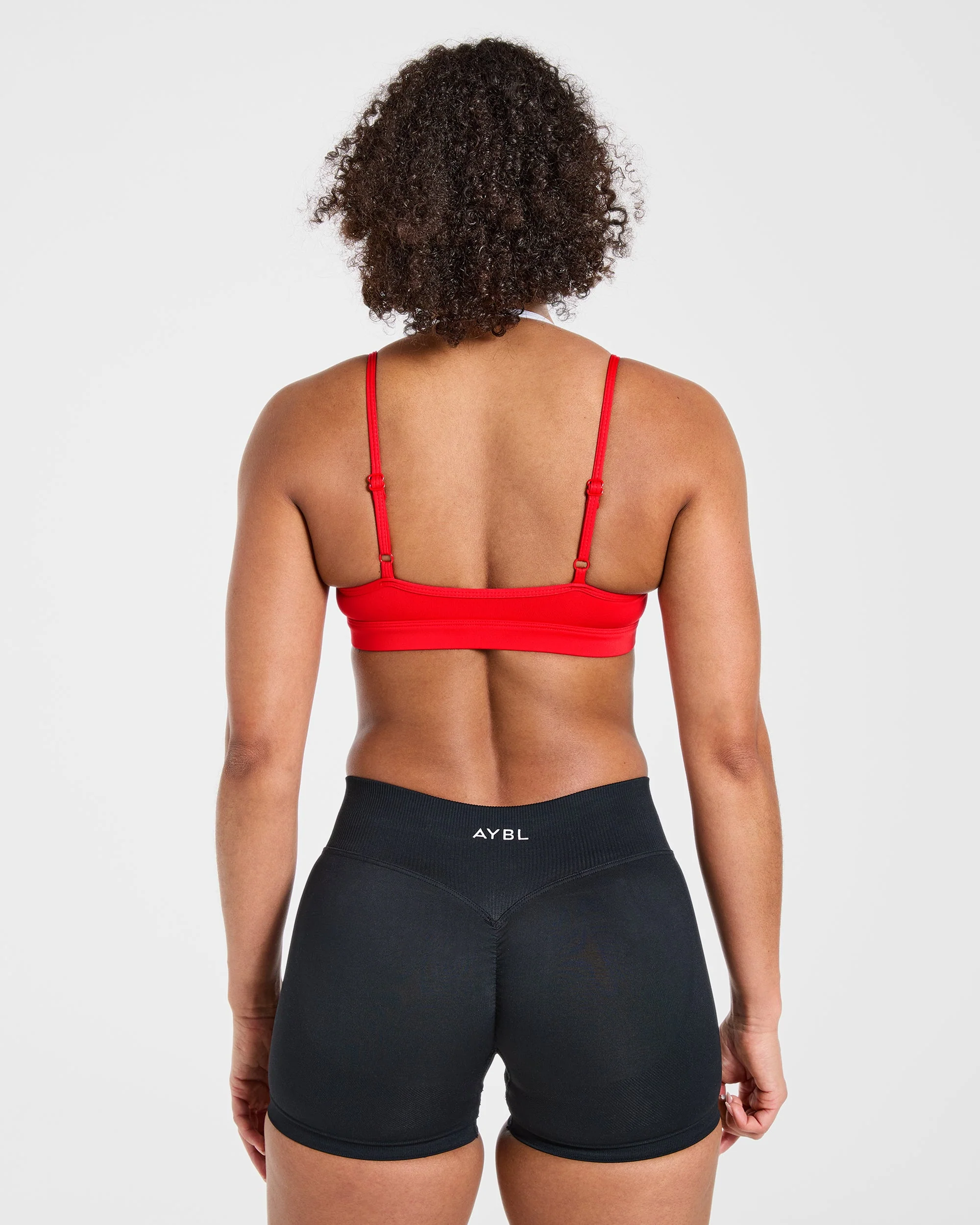 Essential Double Layer Sports Bra - Vibrant Rood - Image 2