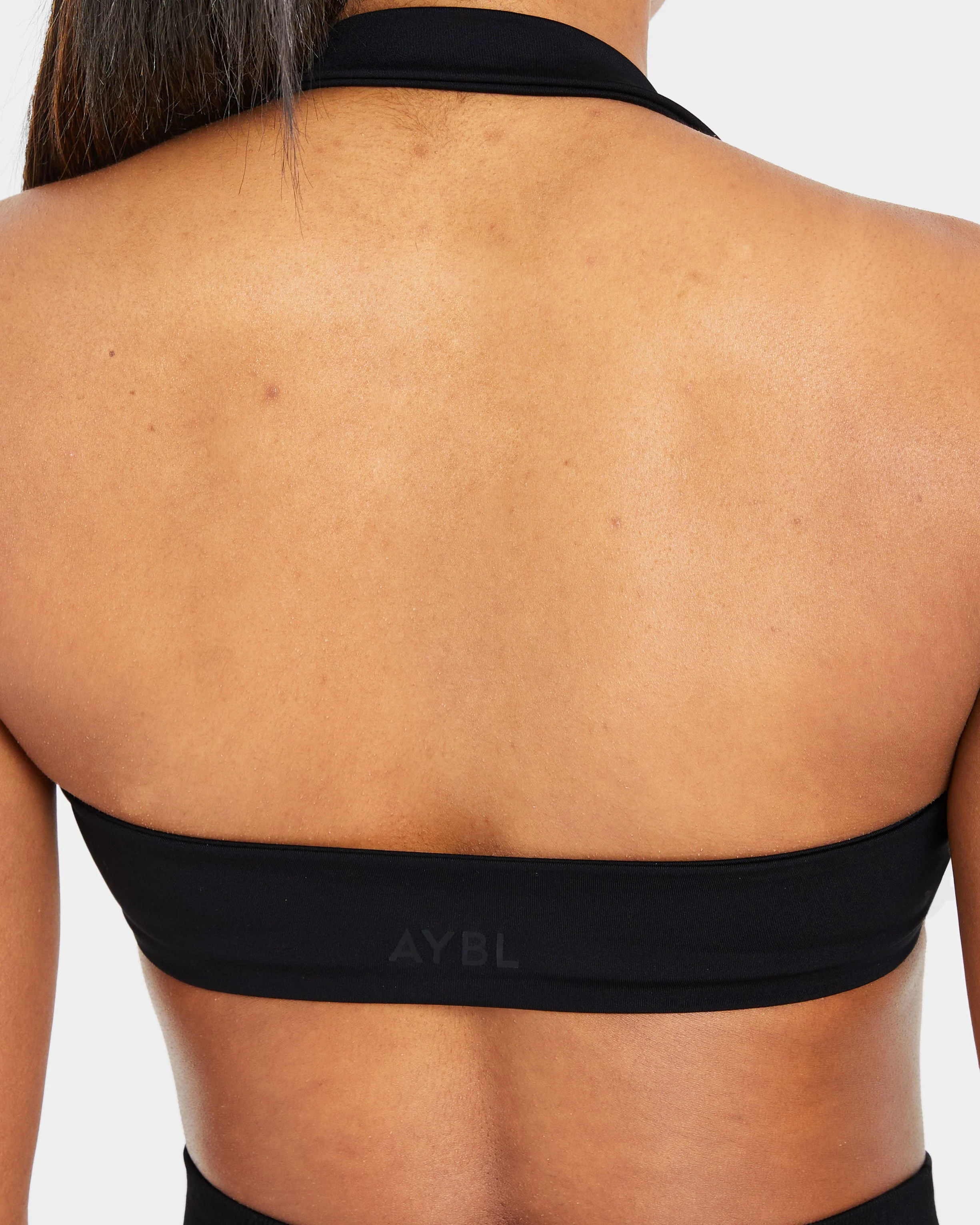 Essential Halterneck Sports Bra - Zwart - Image 6