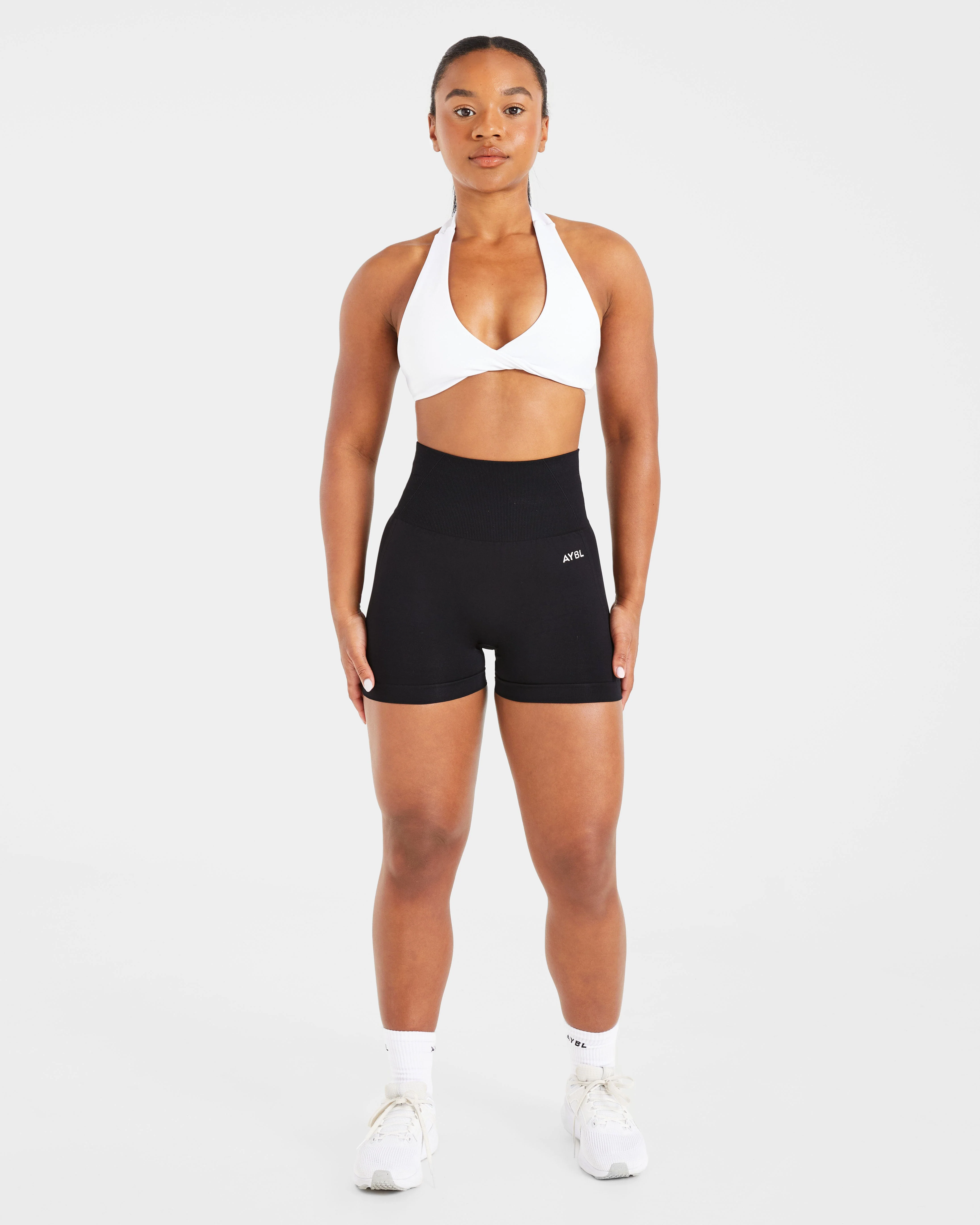 Essential Halterneck Sports Bra - Wit - Image 3