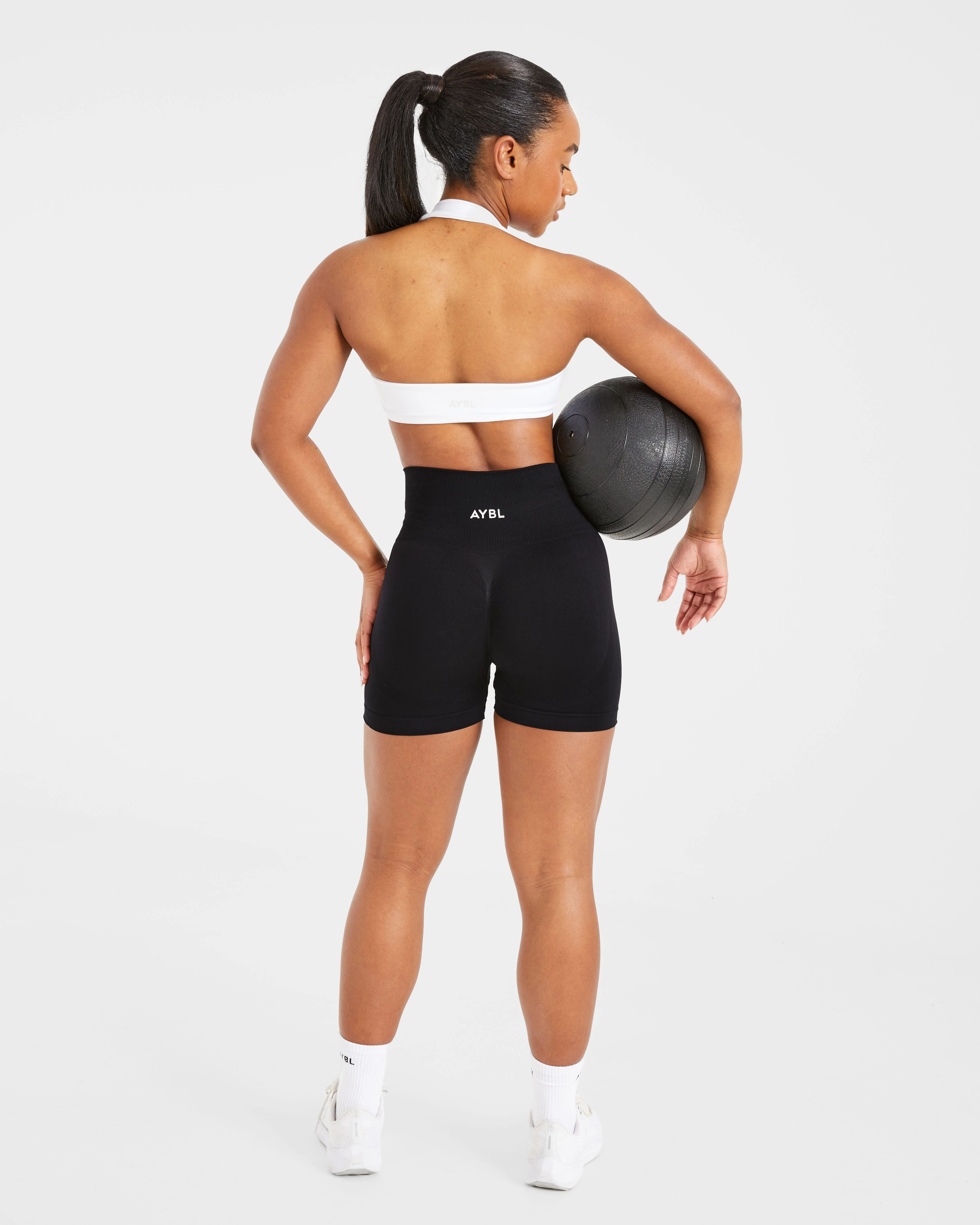 Essential Halterneck Sports Bra - Wit - Image 7