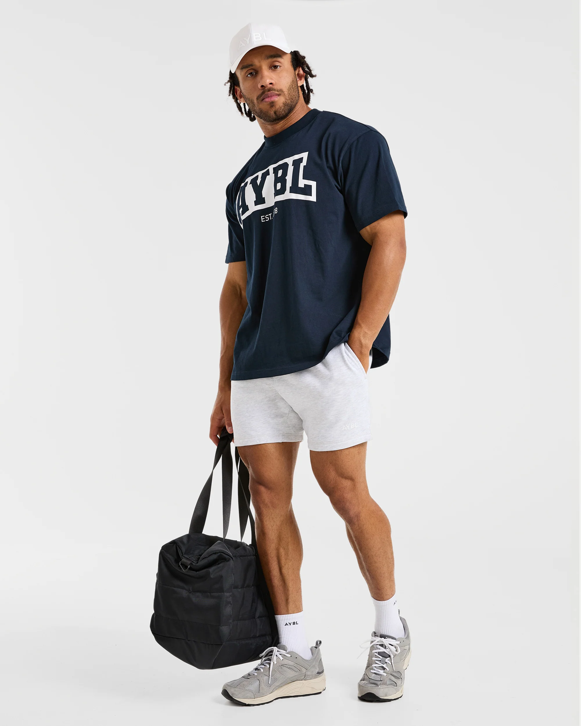 Essential Lightweight 5" Shorts - Grijs Marl - Image 7