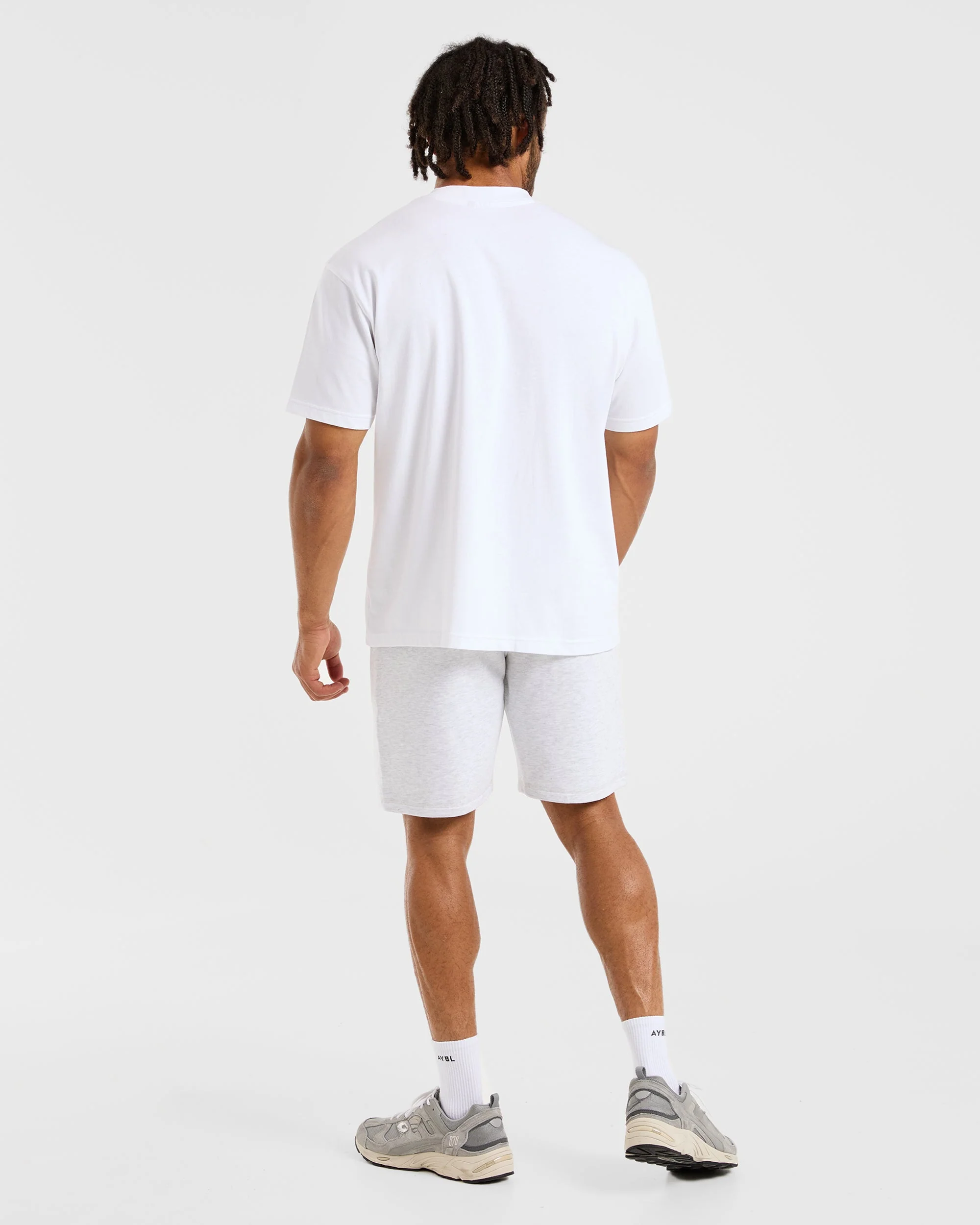 Essential Lightweight 7" Shorts - Grijs Marl - Image 4