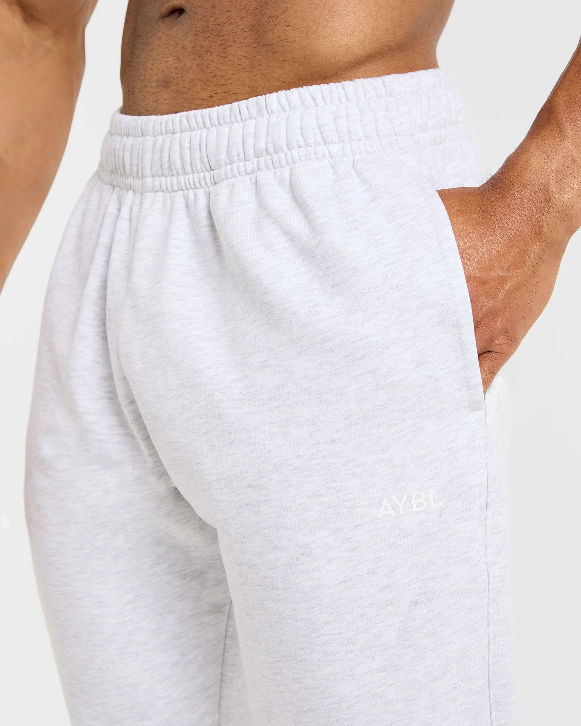 Essential Lightweight Joggers - Grijs Marl - Image 5
