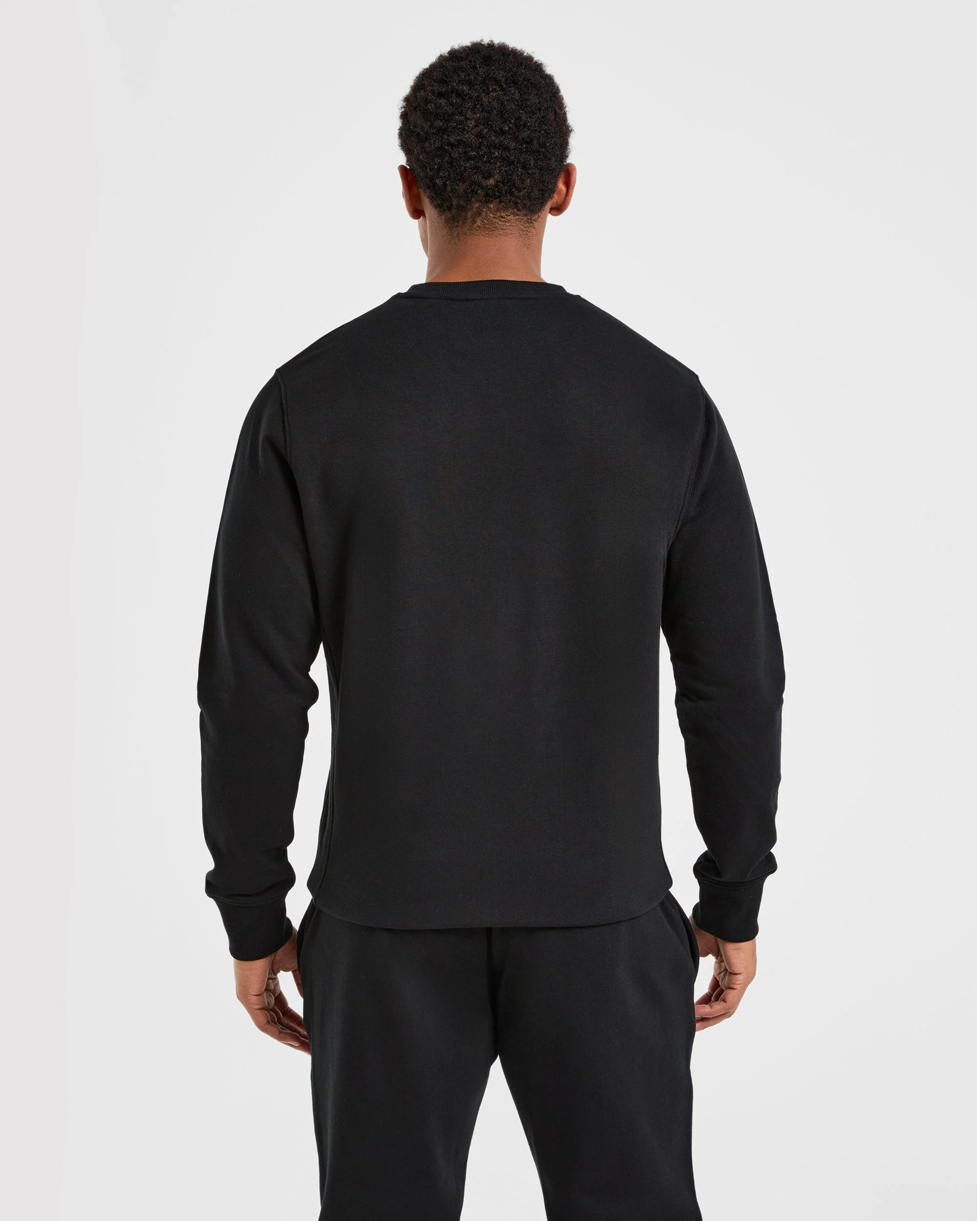 Essential Lightweight Sweater - Zwart - Image 2