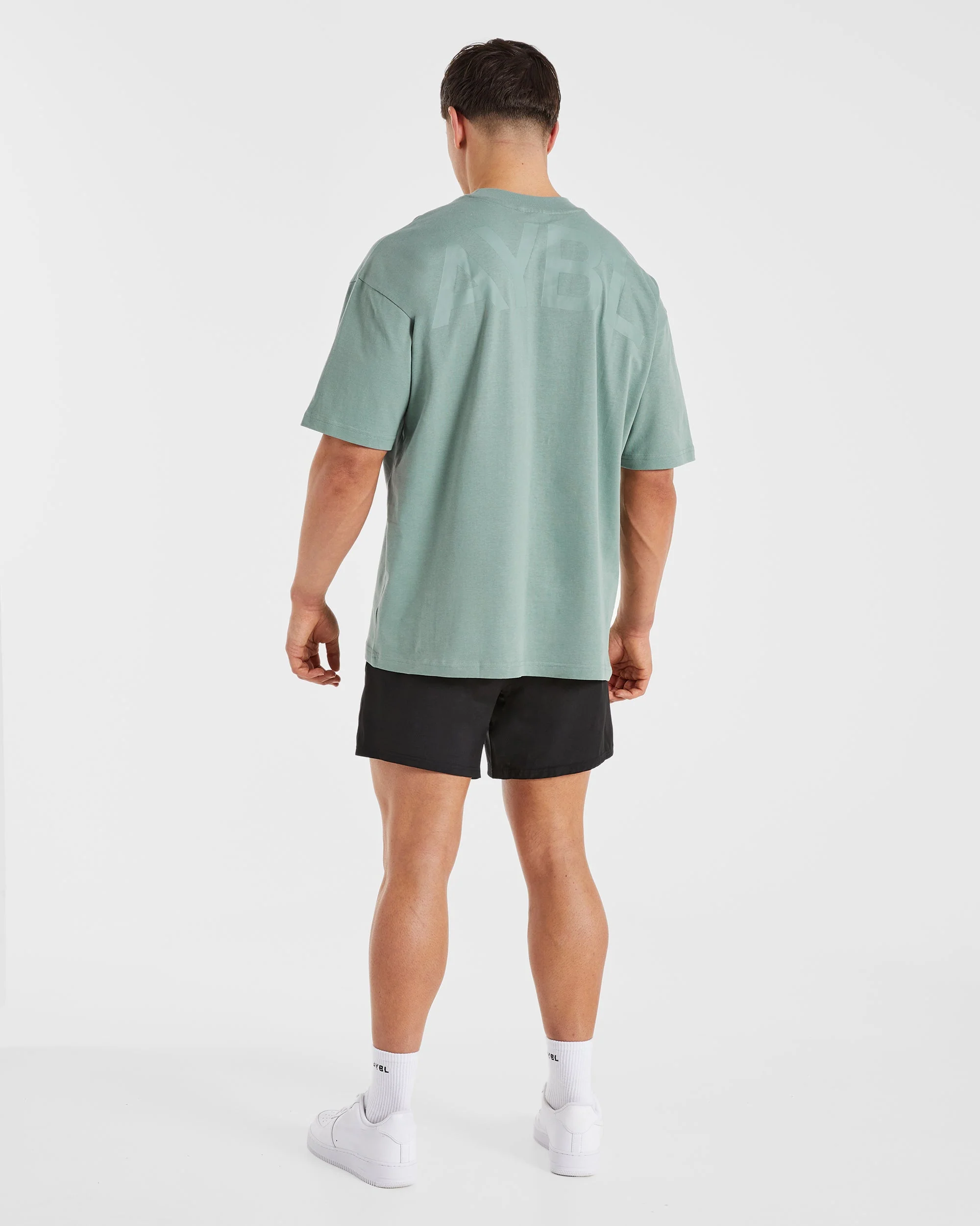 Essential Oversized T Shirt - Slate Groen - Image 3