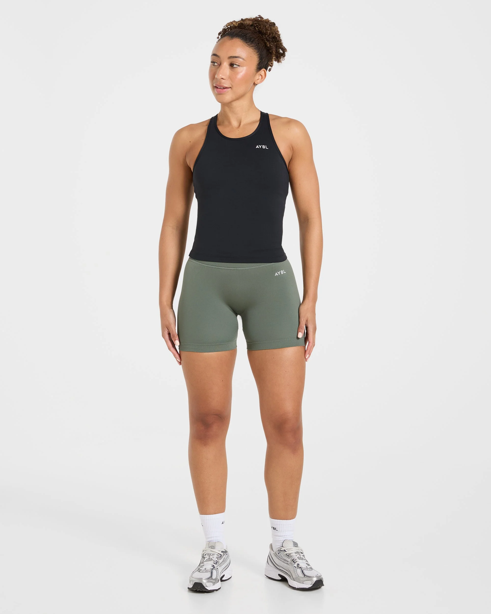 Essential Racerback Tank Top - Zwart - Image 3