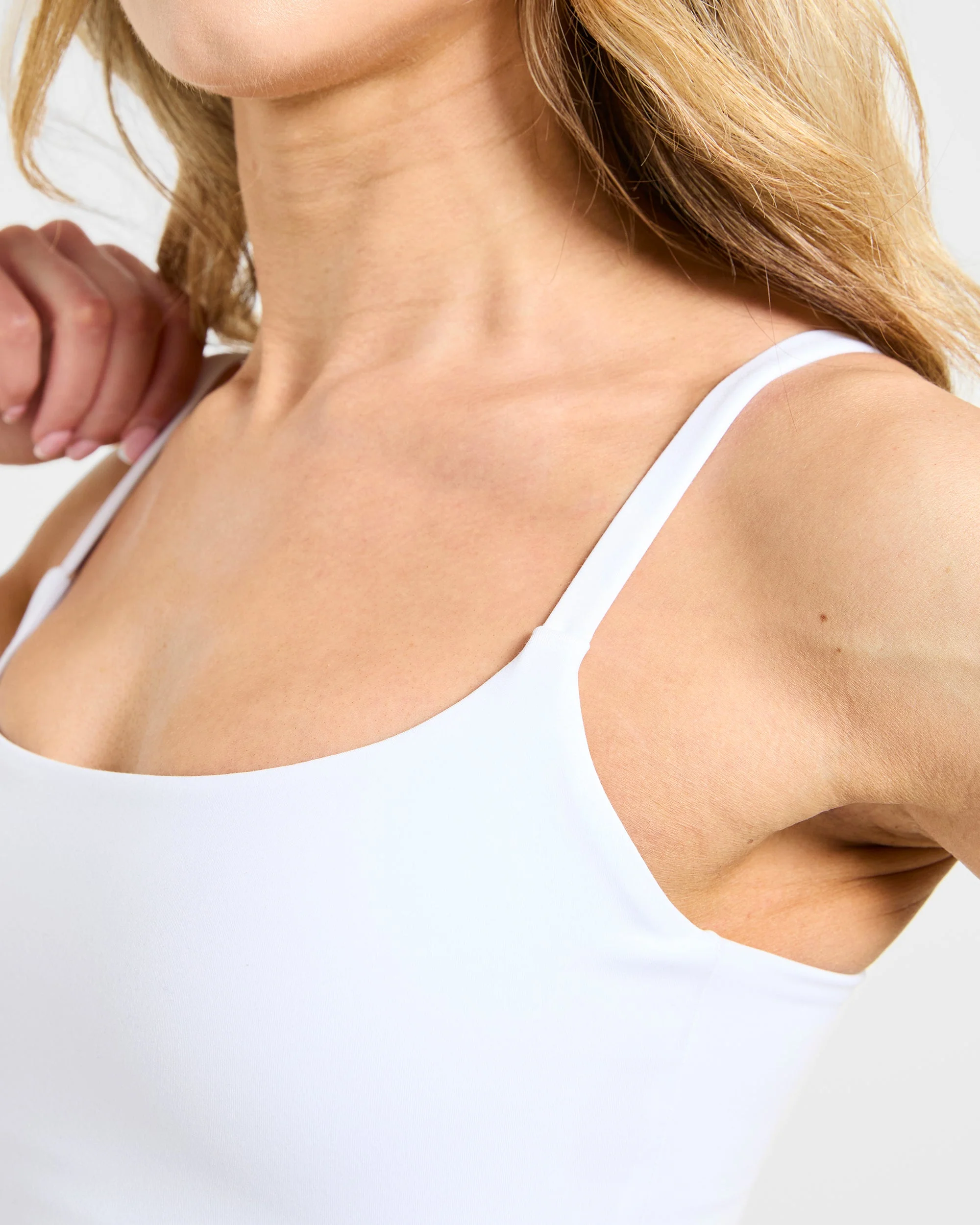 Essential Strappy Tank Top - Wit - Image 5
