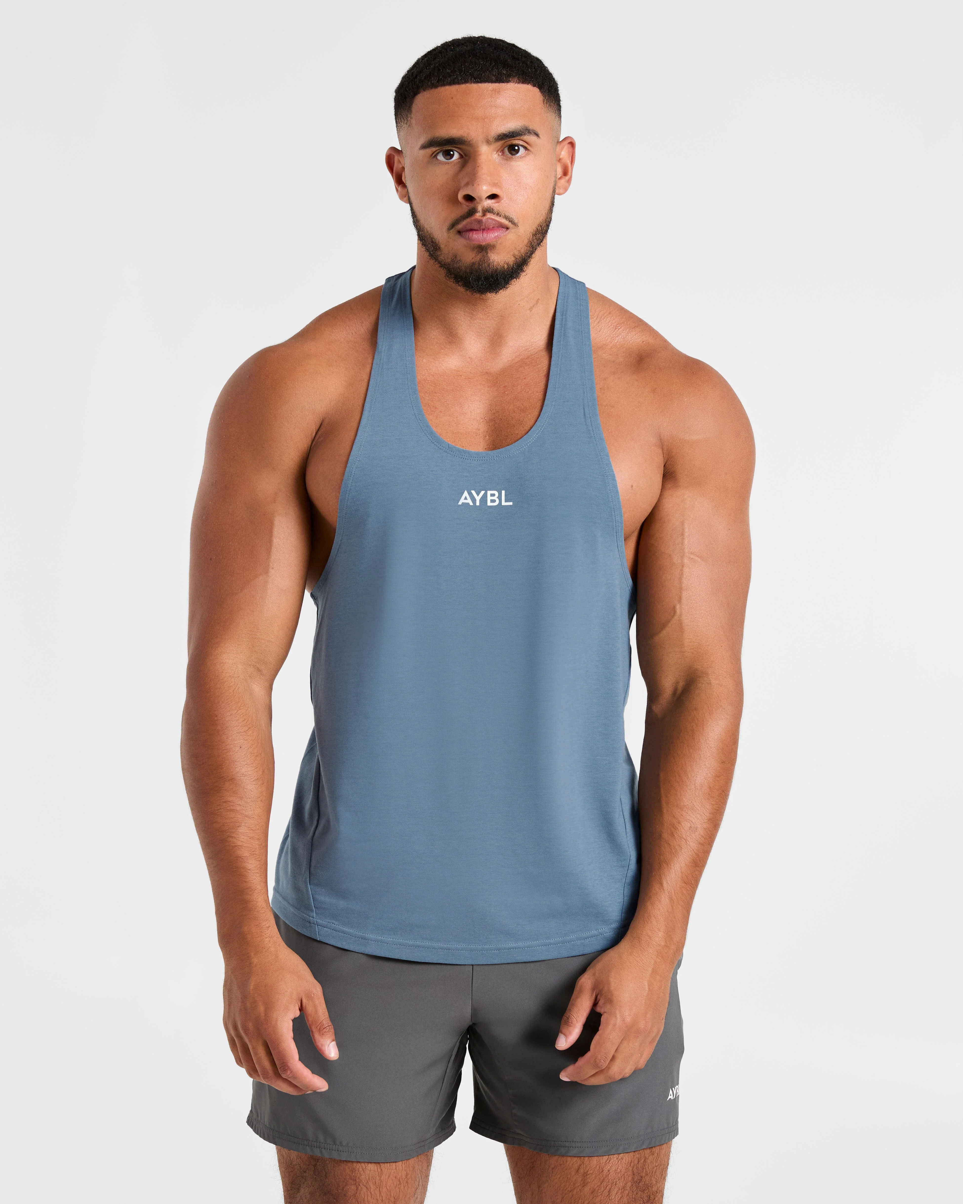 Essential Stringer - Slate Blauw