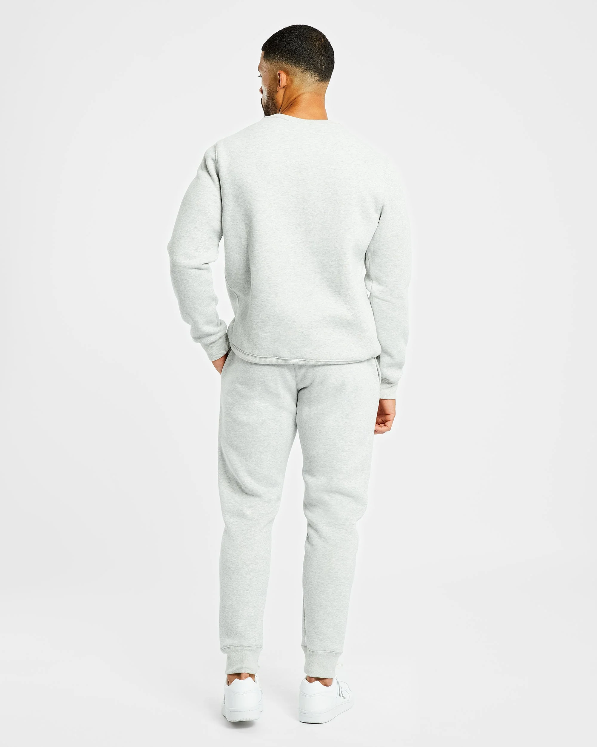 Essential Sweater - Grijs Marl - Image 4