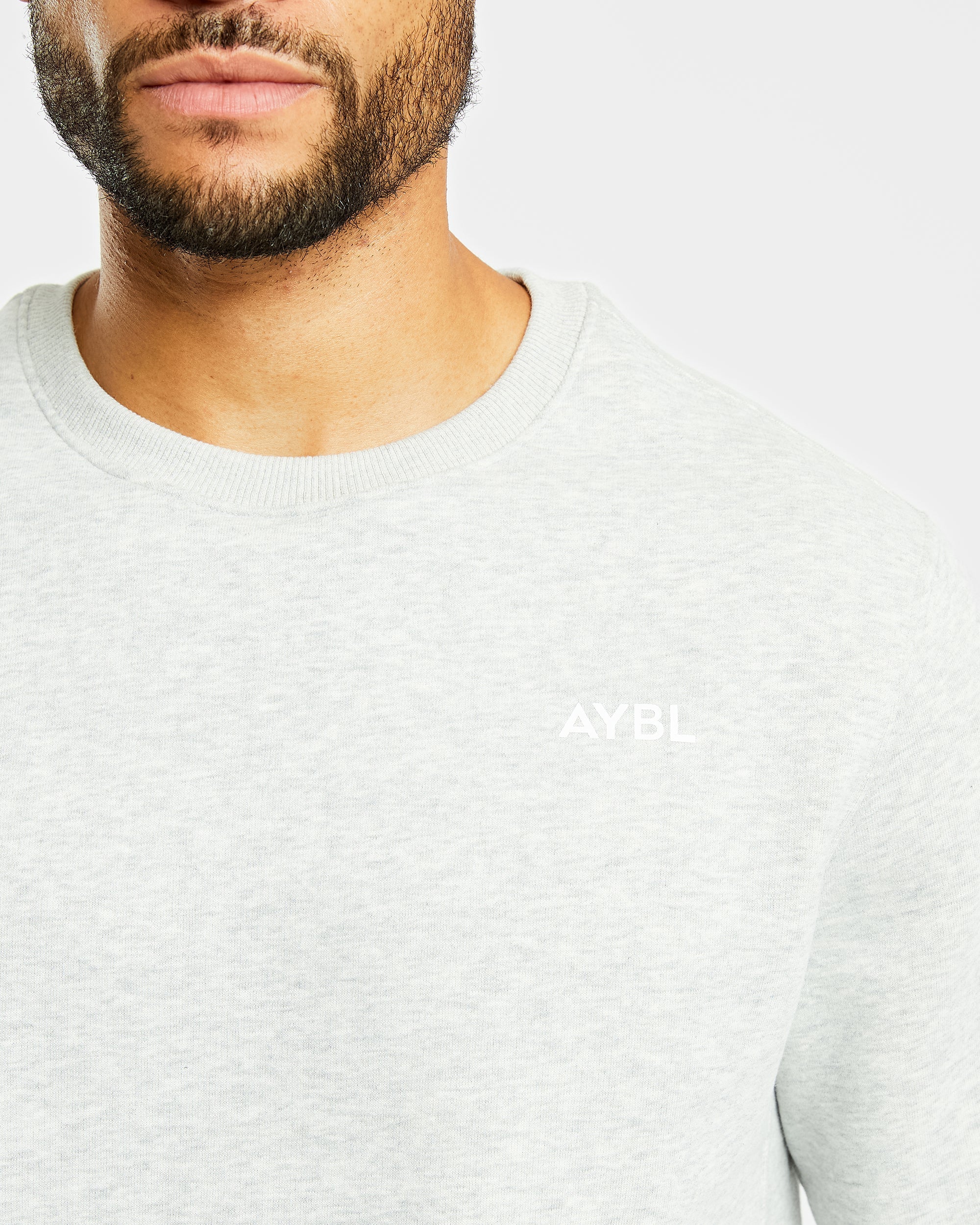 Essential Sweater - Grijs Marl - Image 5