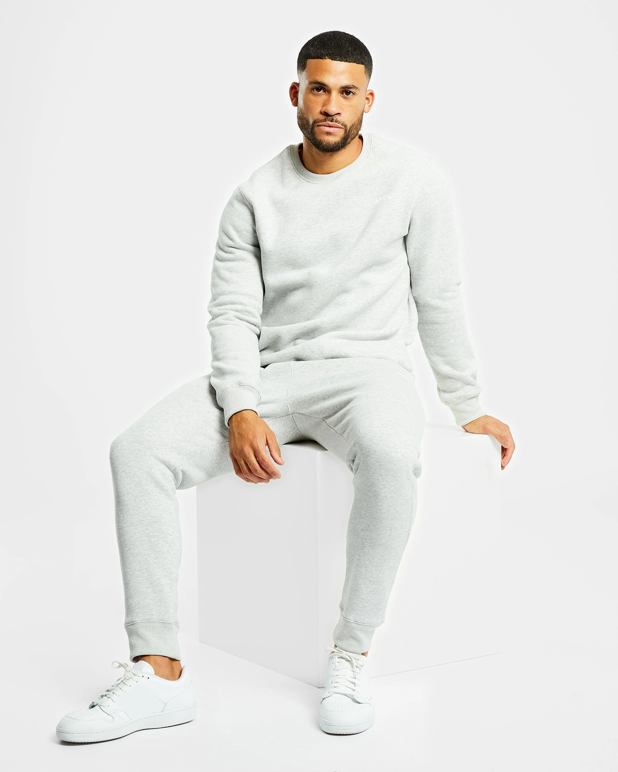 Essential Sweater - Grijs Marl - Image 6