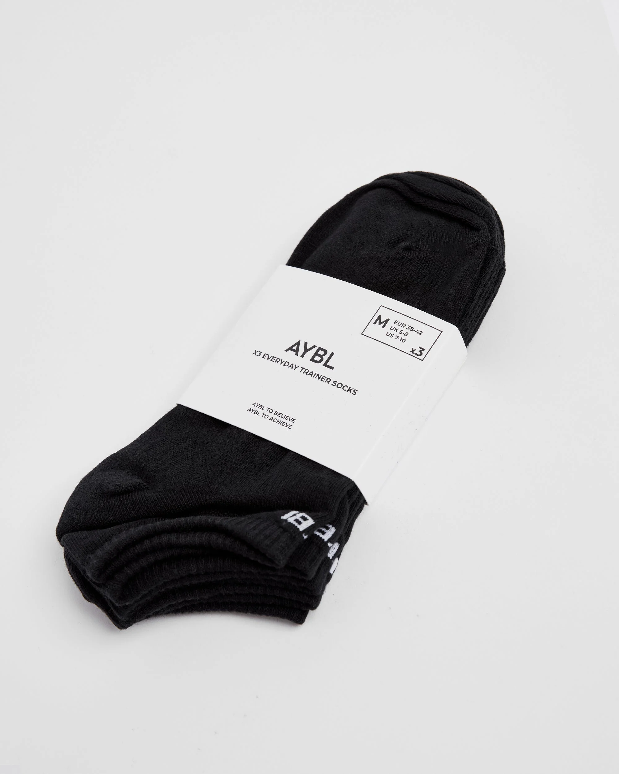 Everyday Trainer Socks (3 Pack) - Zwart - Image 4