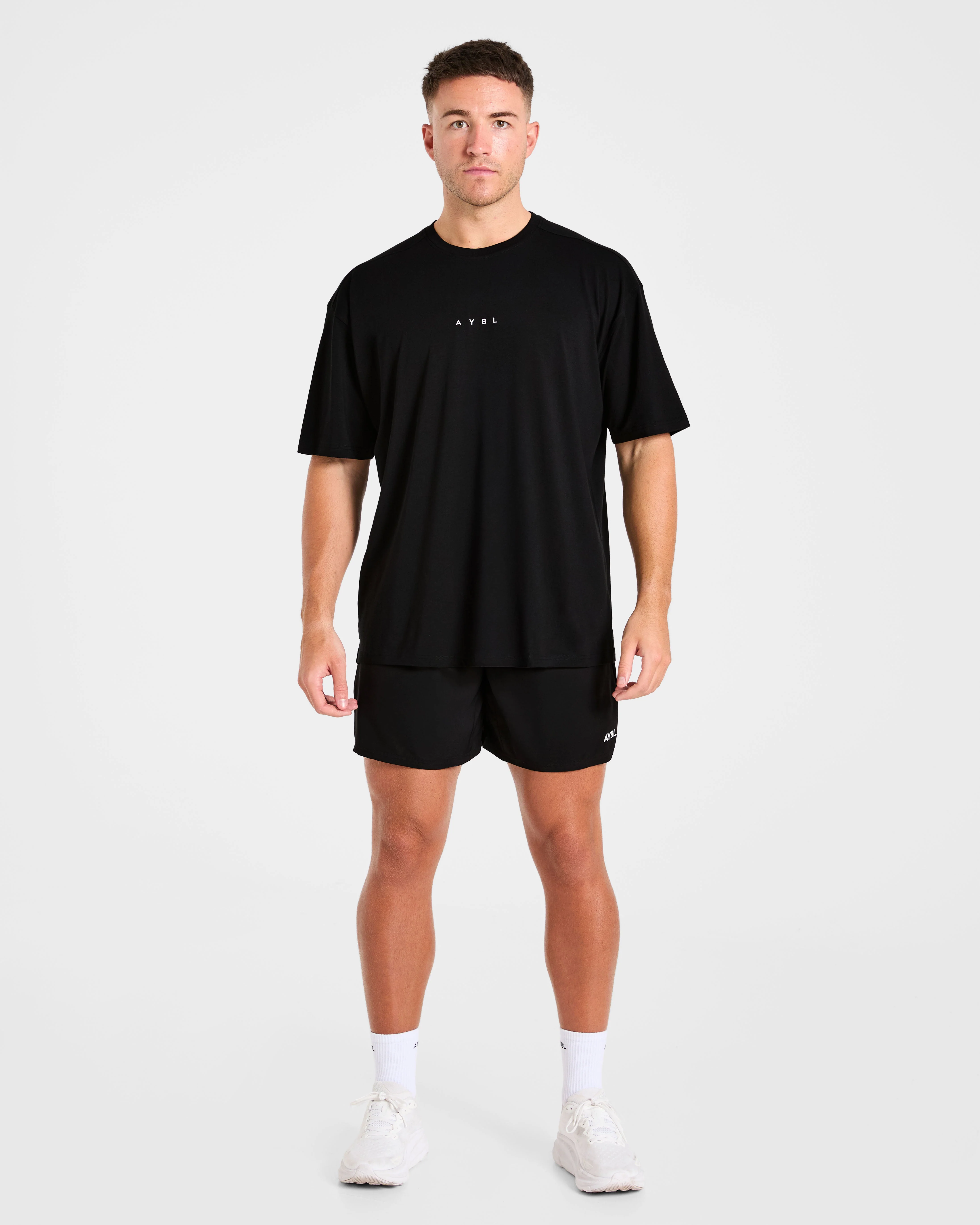Force Oversized T Shirt - Zwart - Image 3