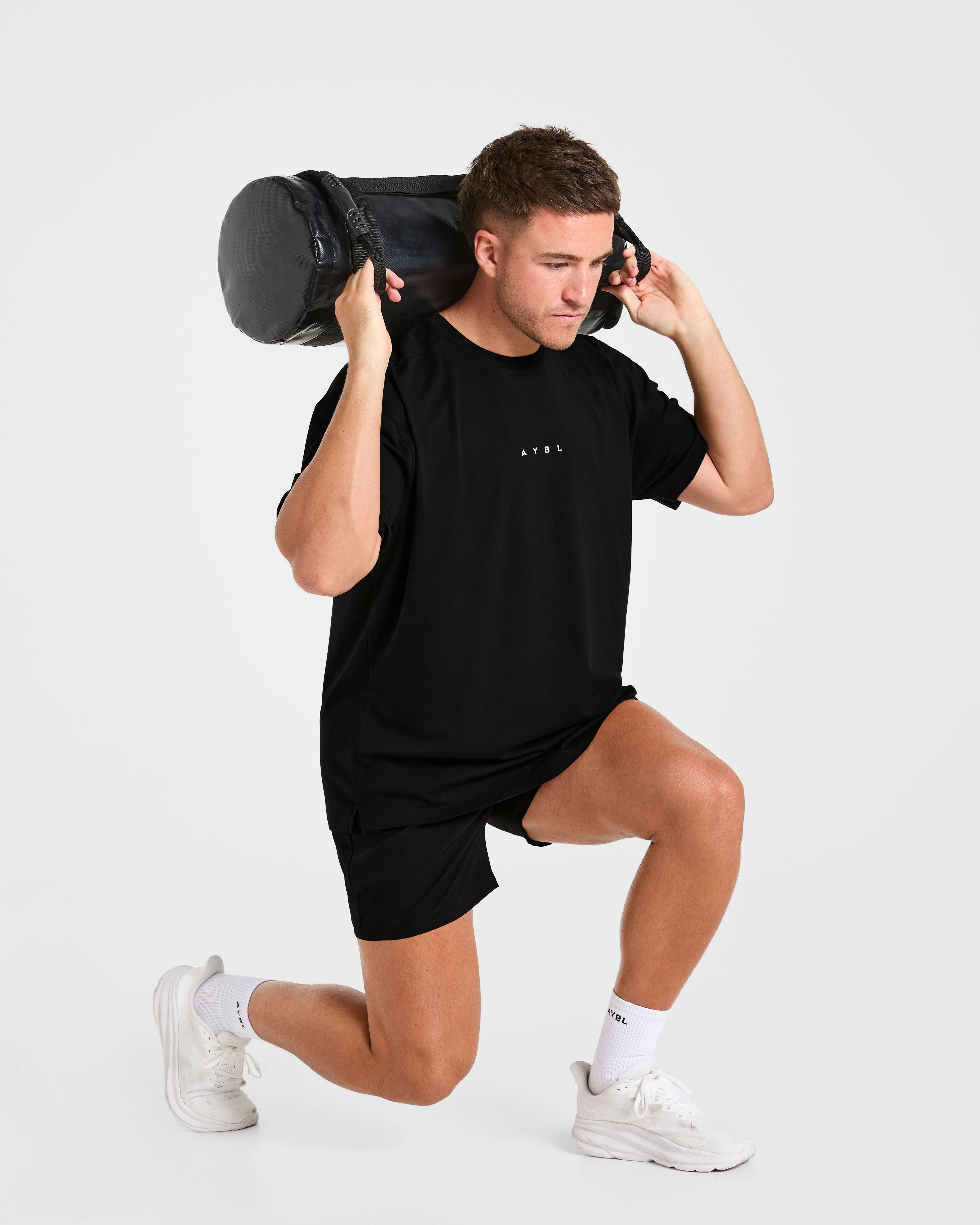 Force Oversized T Shirt - Zwart - Image 7