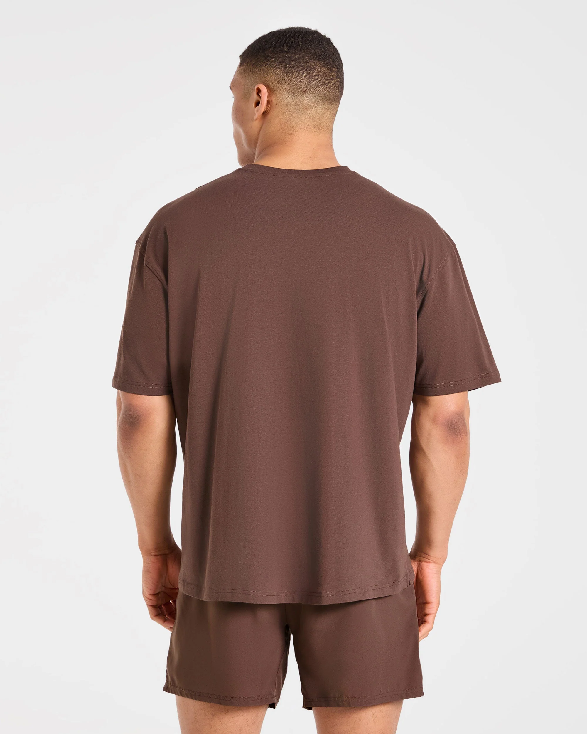 Force Oversized T Shirt - Bruin - Image 2