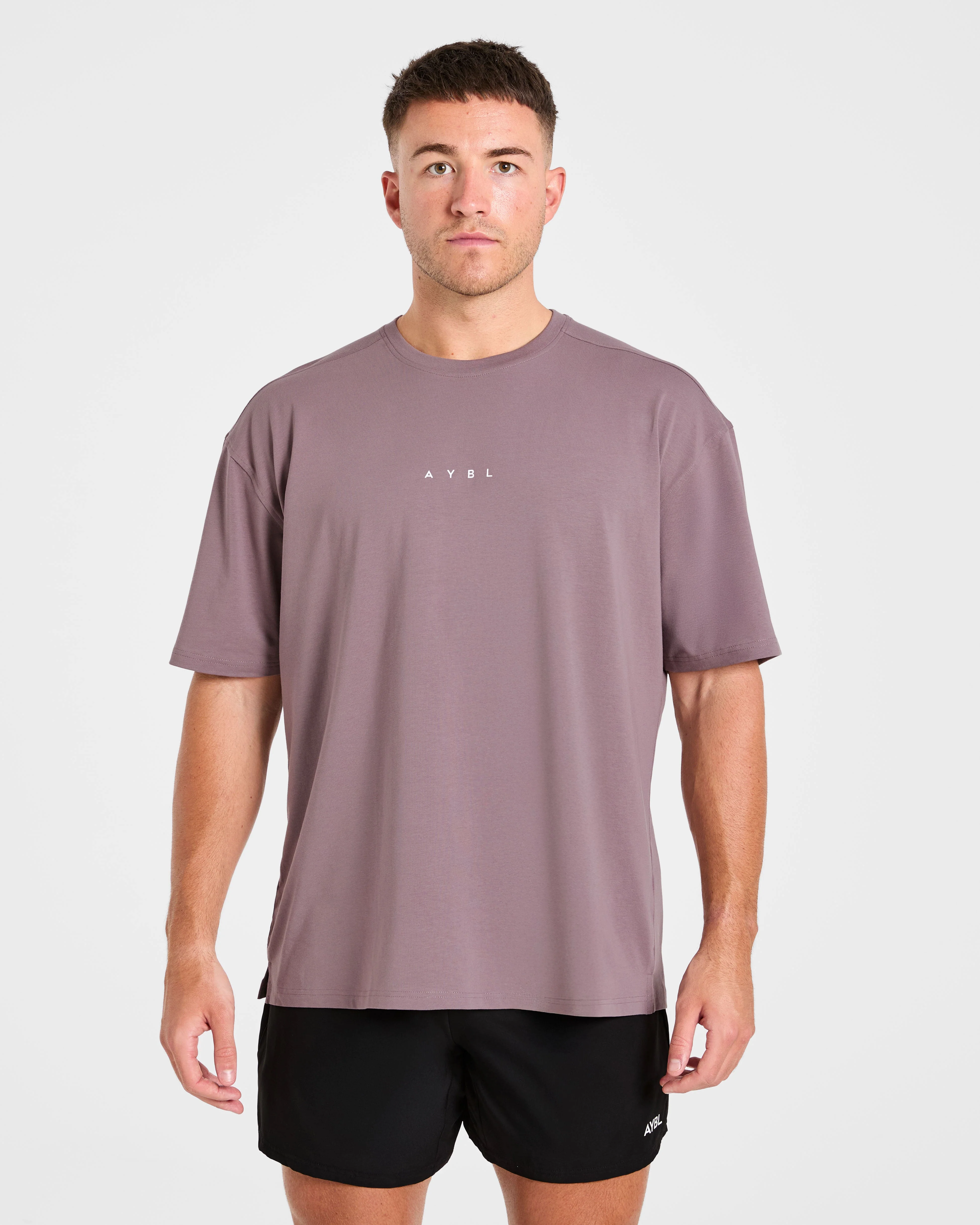 Force Oversized T Shirt - Heavy Paars
