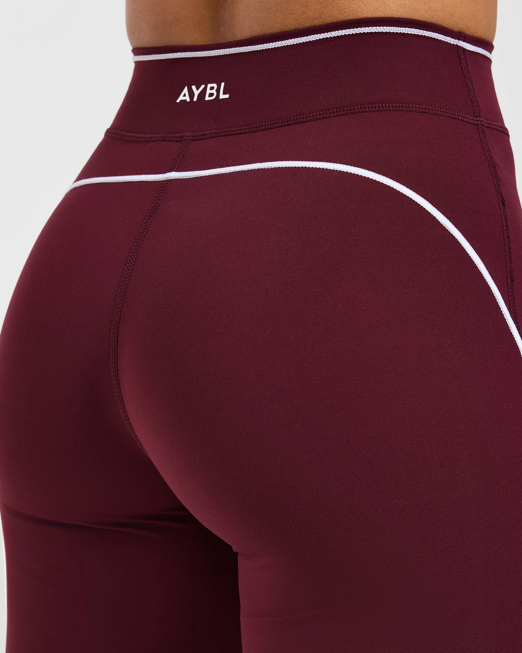 Form Flared Leggings - Deep Mulberry - Image 6