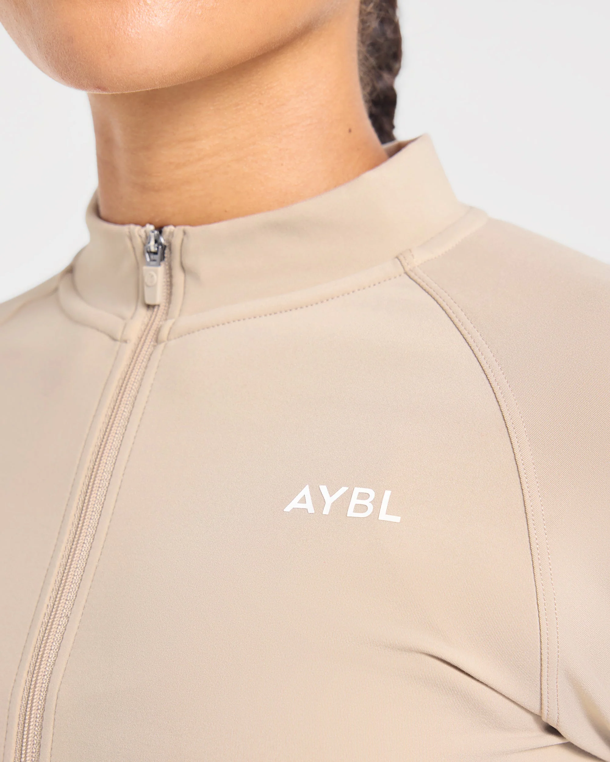 Form Zip Up Jacket - Mocha - Image 5