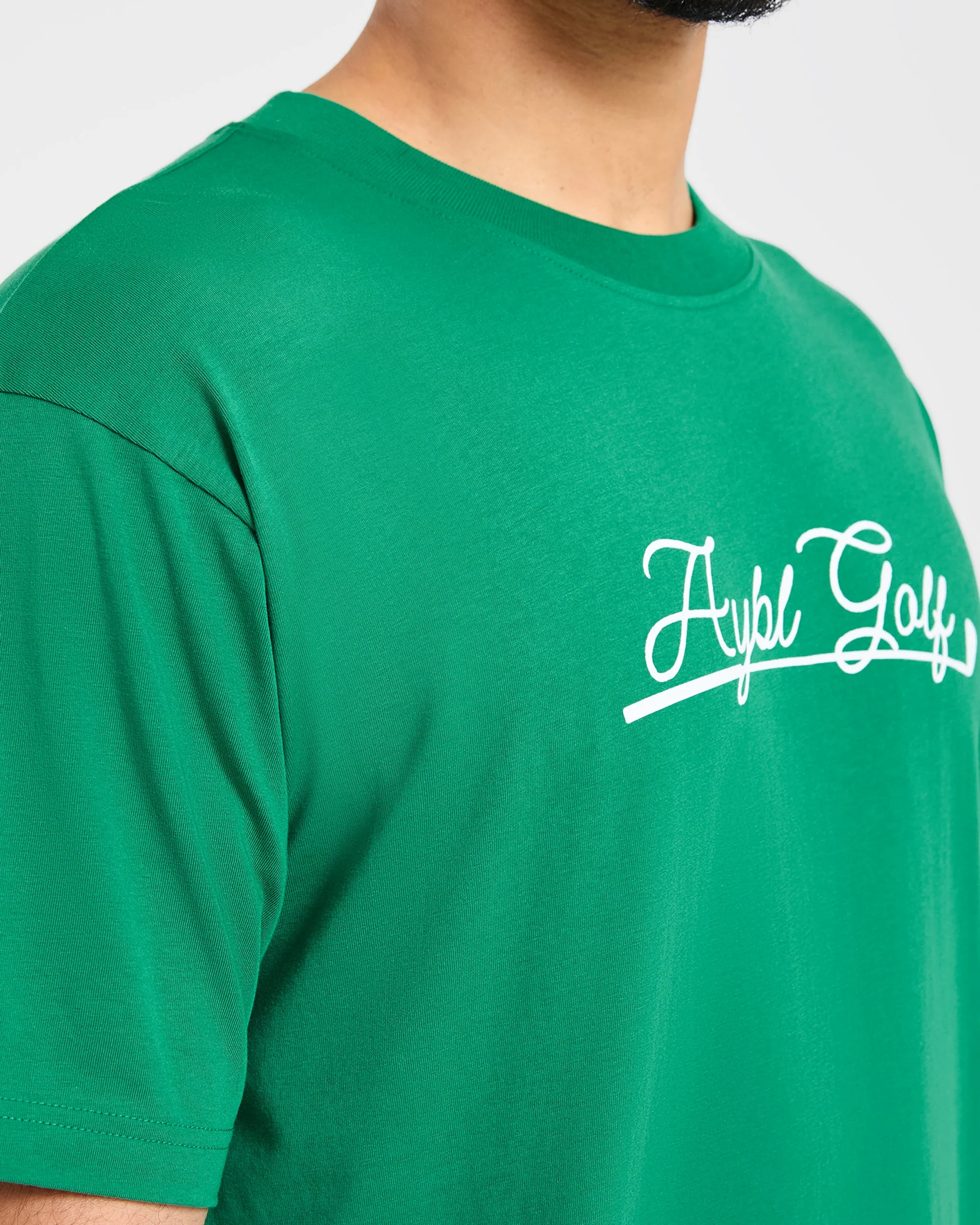 Golf Club T Shirt - Rye Groen/Crème - Image 6