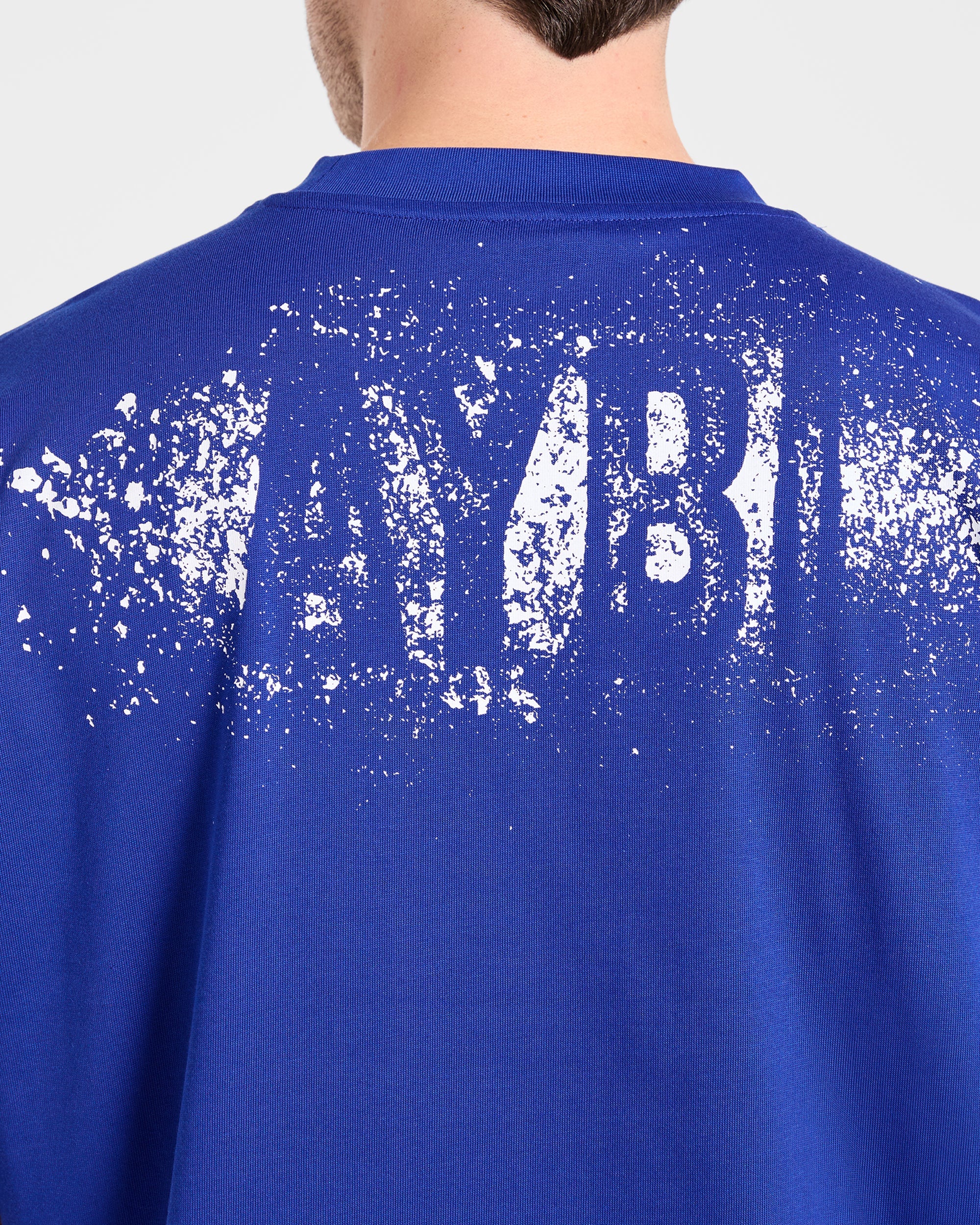 Gym Chalk Oversized T Shirt - Cobalt Blauw - Image 5