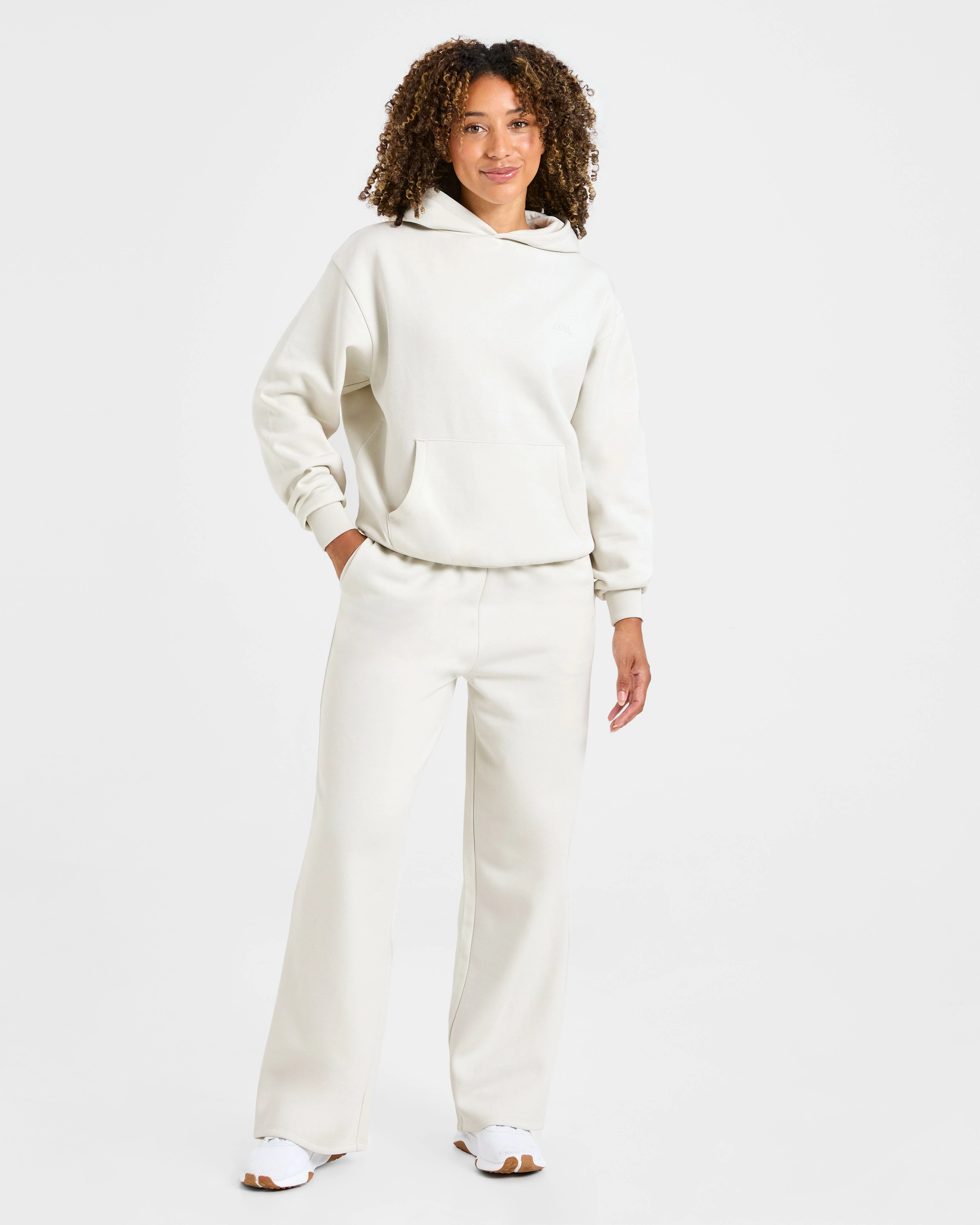 Lifestyle Oversized Hoodie - Off Wit - Image 3