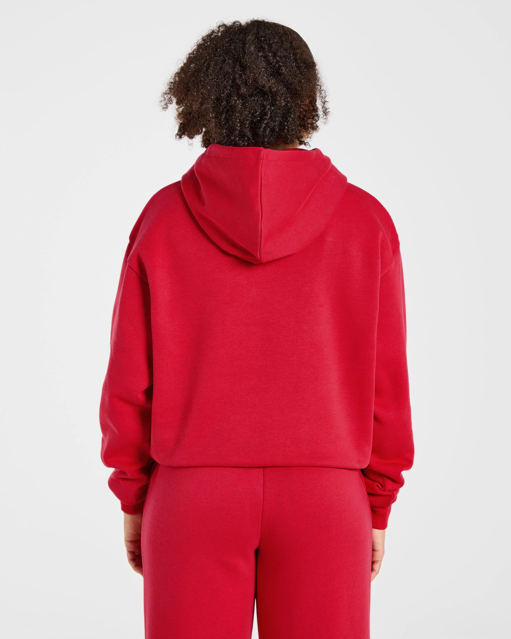 Lifestyle Oversized Hoodie - Rood - Image 2