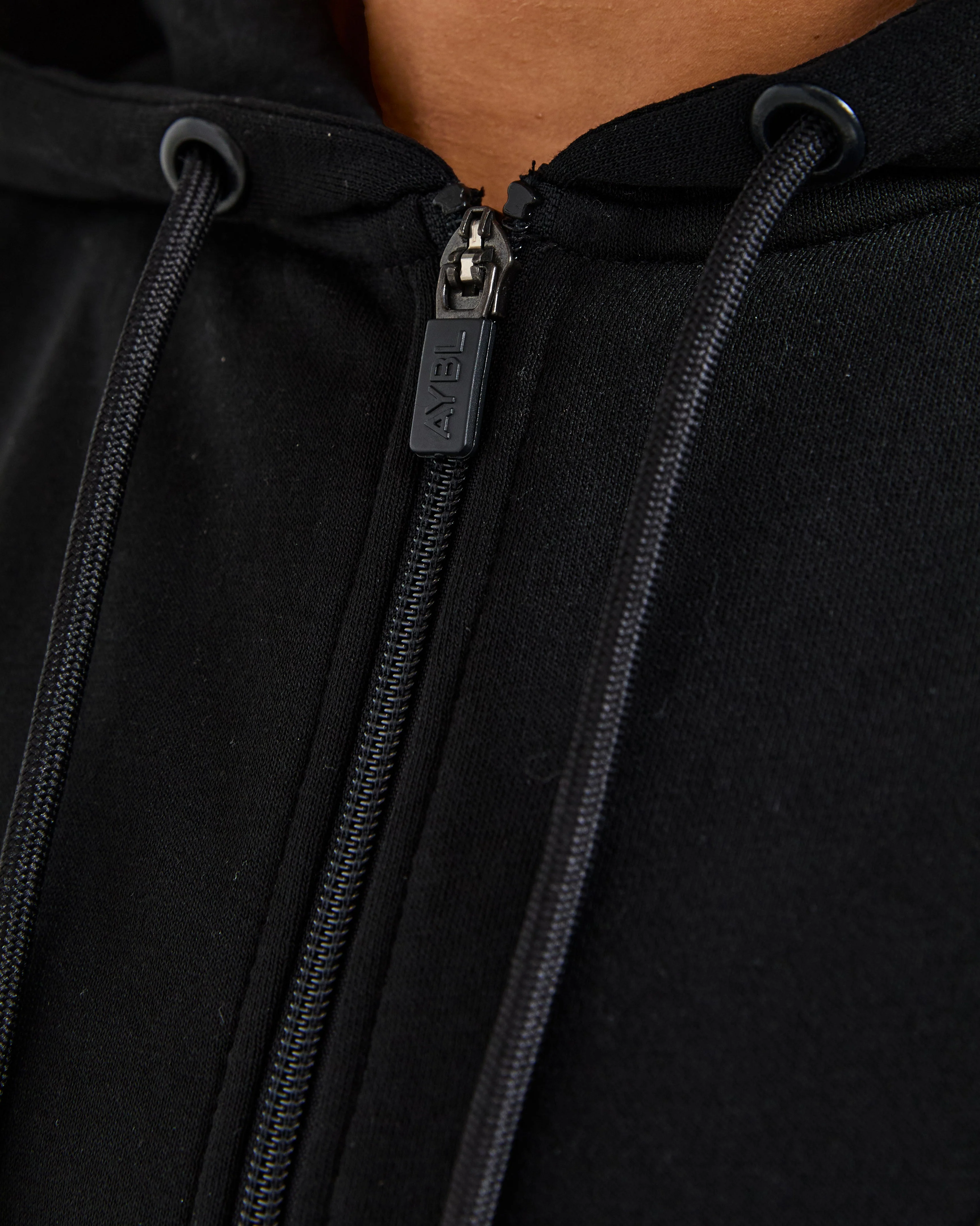 Lifestyle Oversized Zip Up Hoodie - Zwart - Image 5