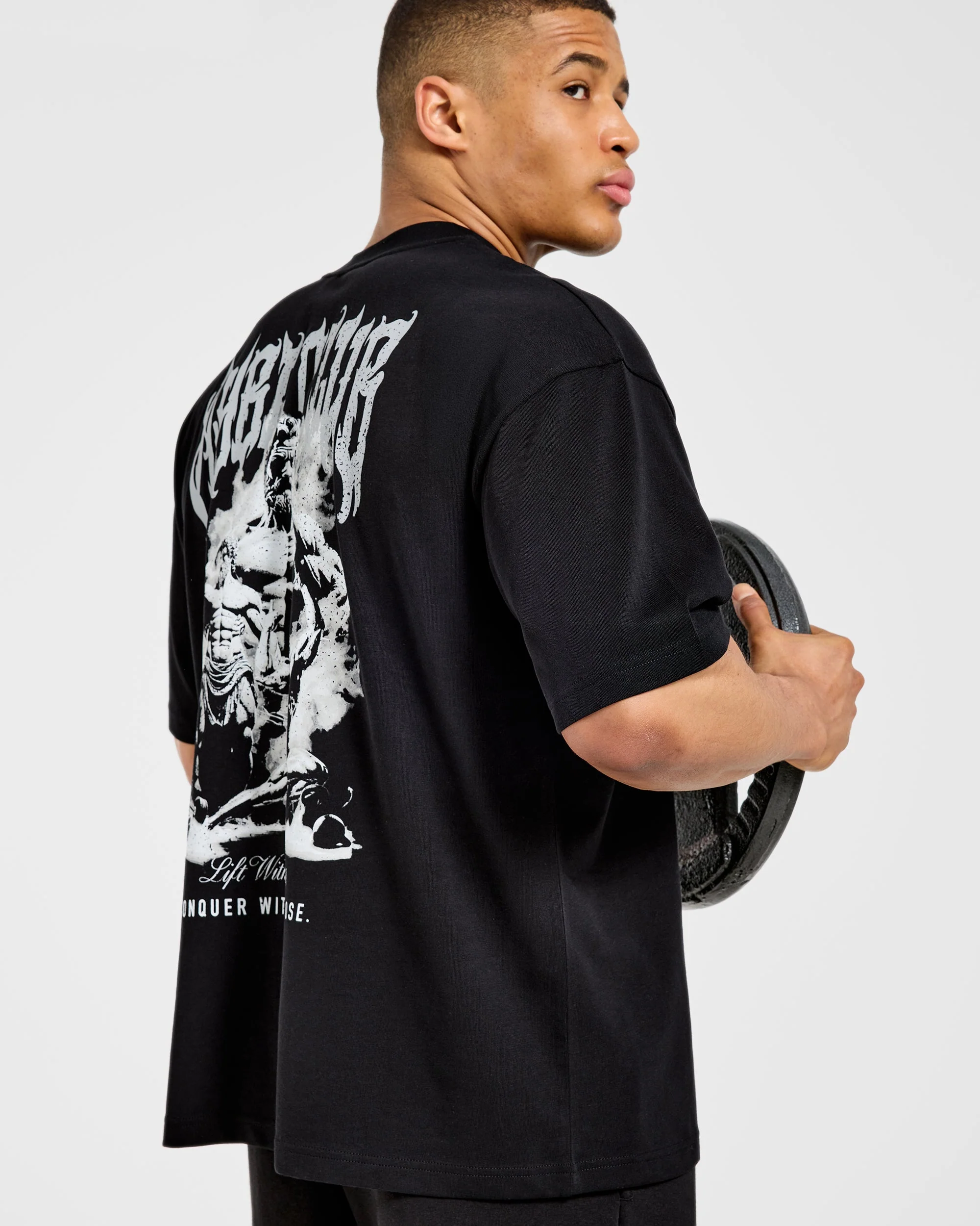 Lift Forge Oversized T Shirt - Zwart - Image 7