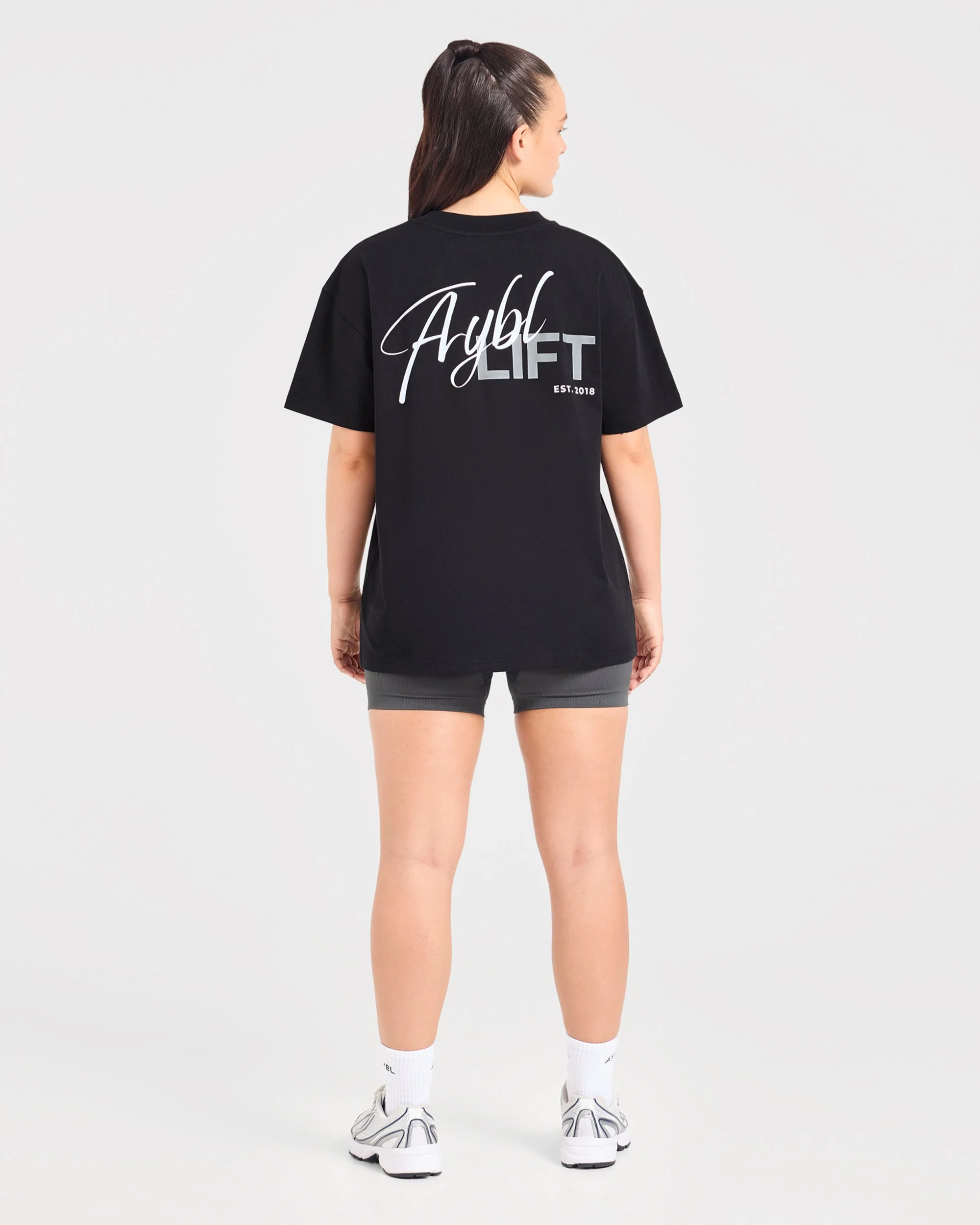 Lift Graphic 2.0 Oversized T Shirt - Zwart - Image 4