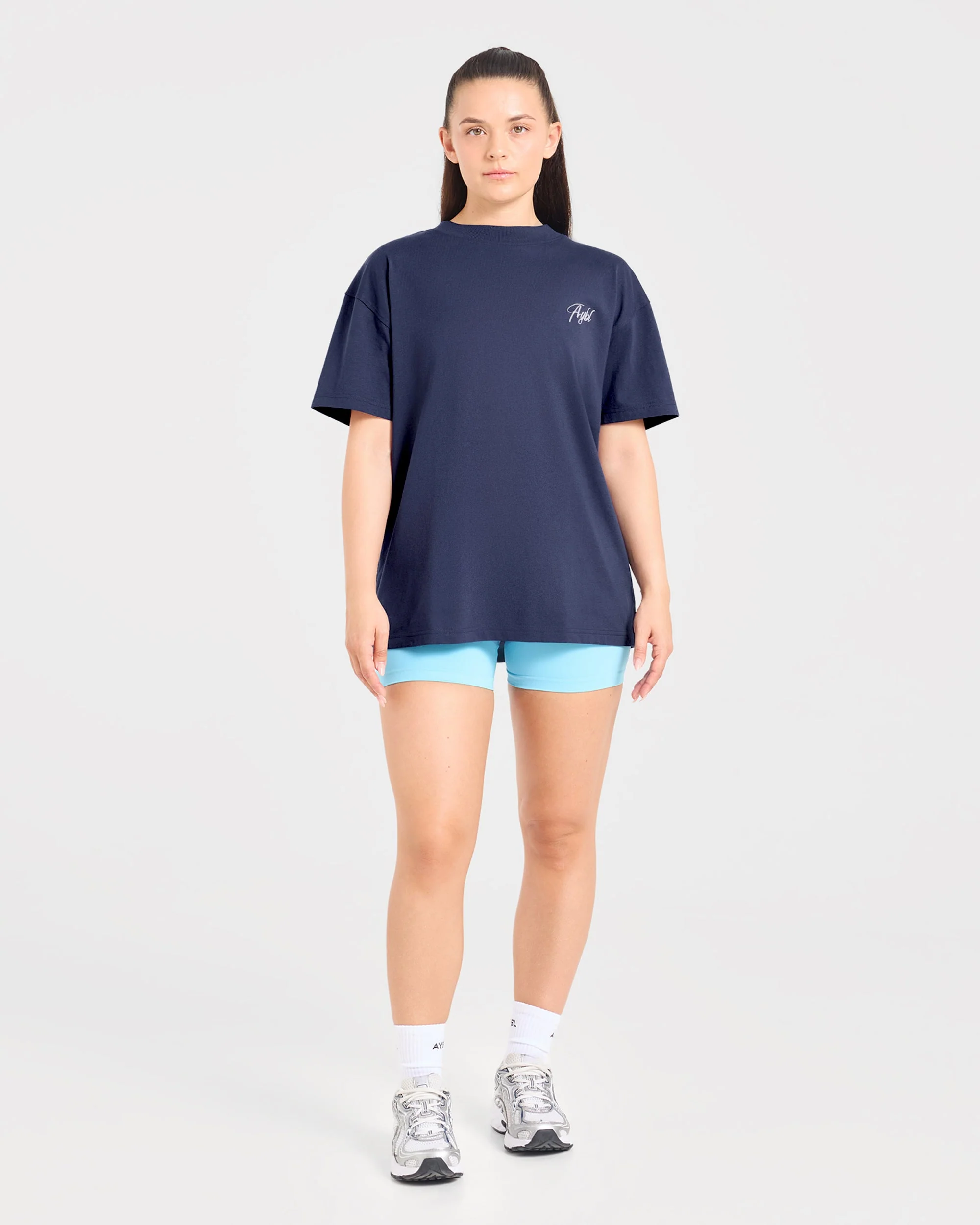 Lift Graphic 2.0 Oversized T Shirt - Navy - Image 3