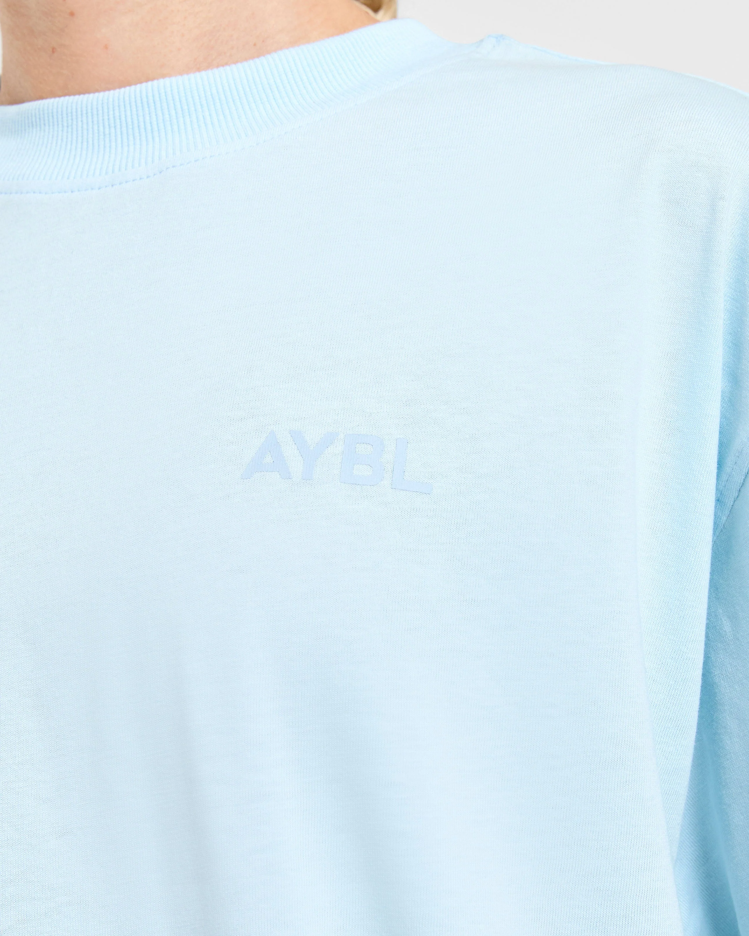 Lift Graphic Oversized T Shirt - Baby Blauw - Image 5