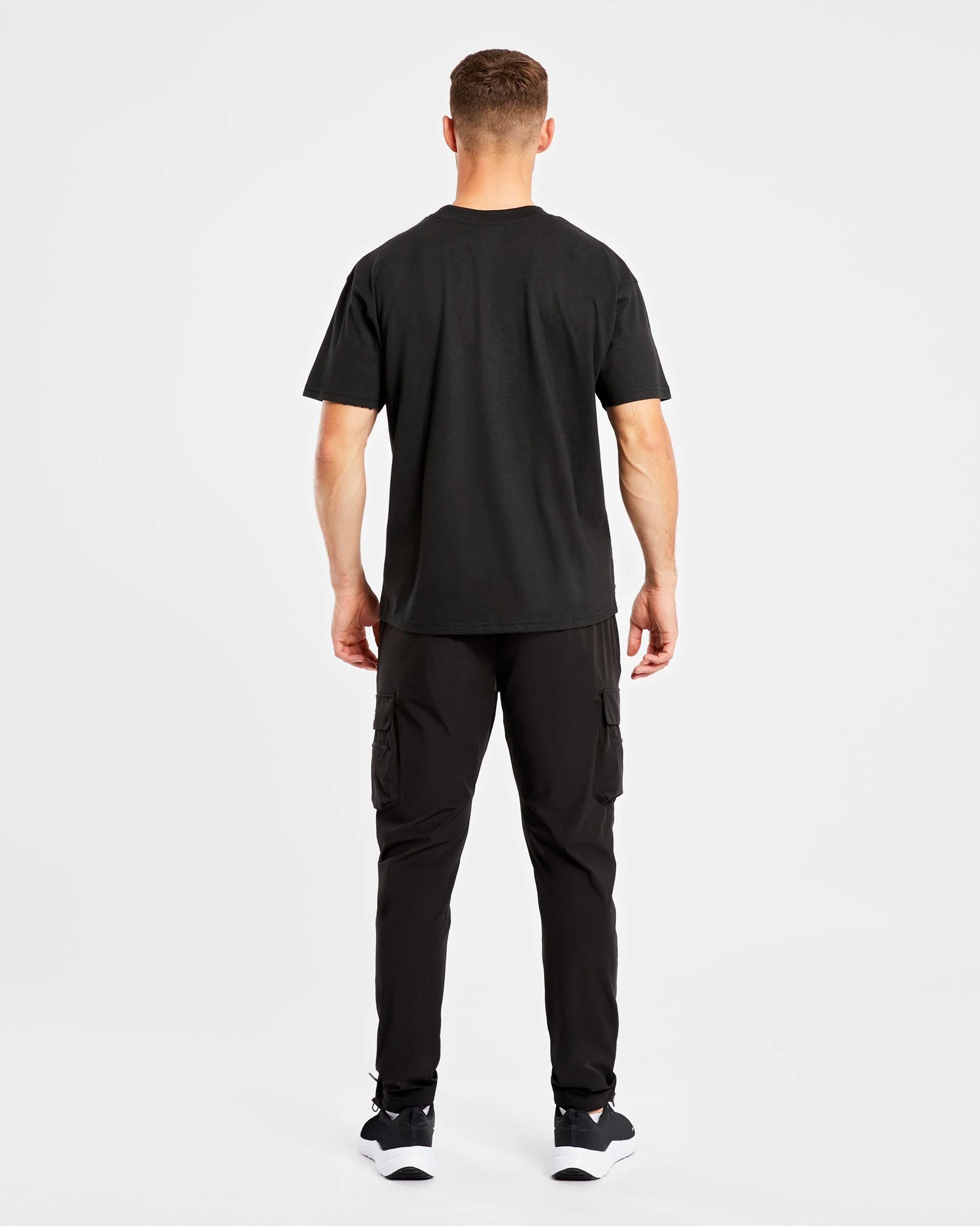 Athletics Varsity Oversized T Shirt - Zwart - Image 4