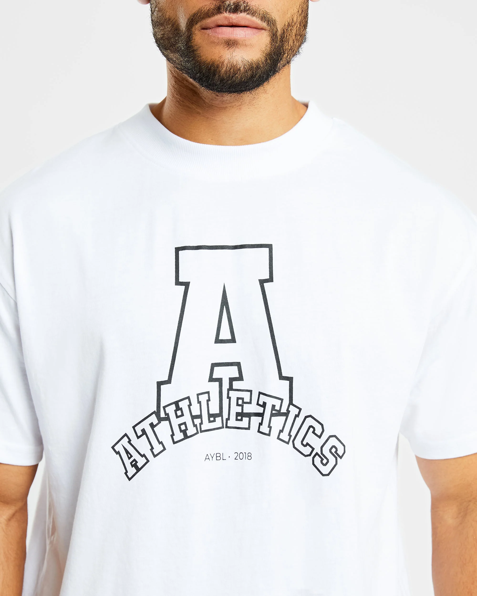 Athletics Varsity Oversized T Shirt - Wit - Image 5