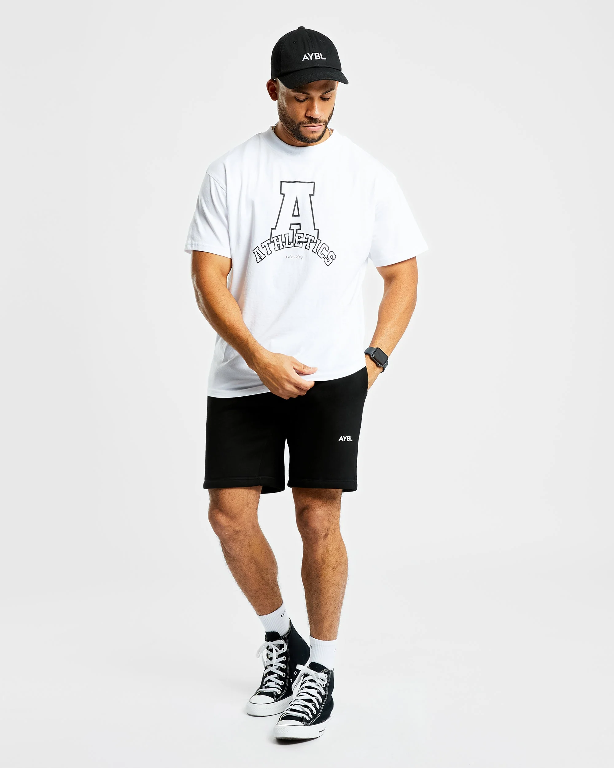 Athletics Varsity Oversized T Shirt - Wit - Image 7