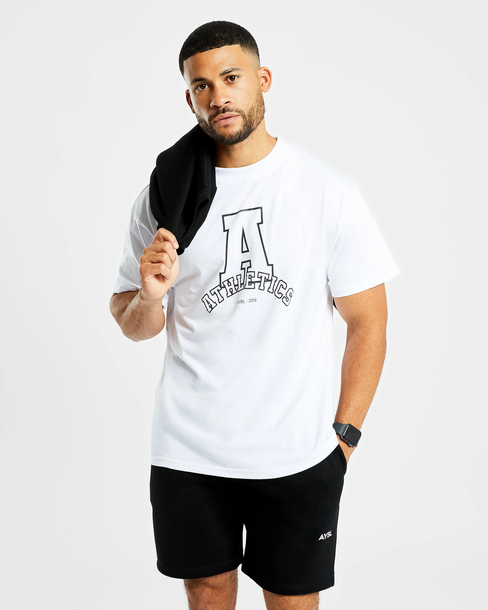 Athletics Varsity Oversized T Shirt - Wit - Image 8