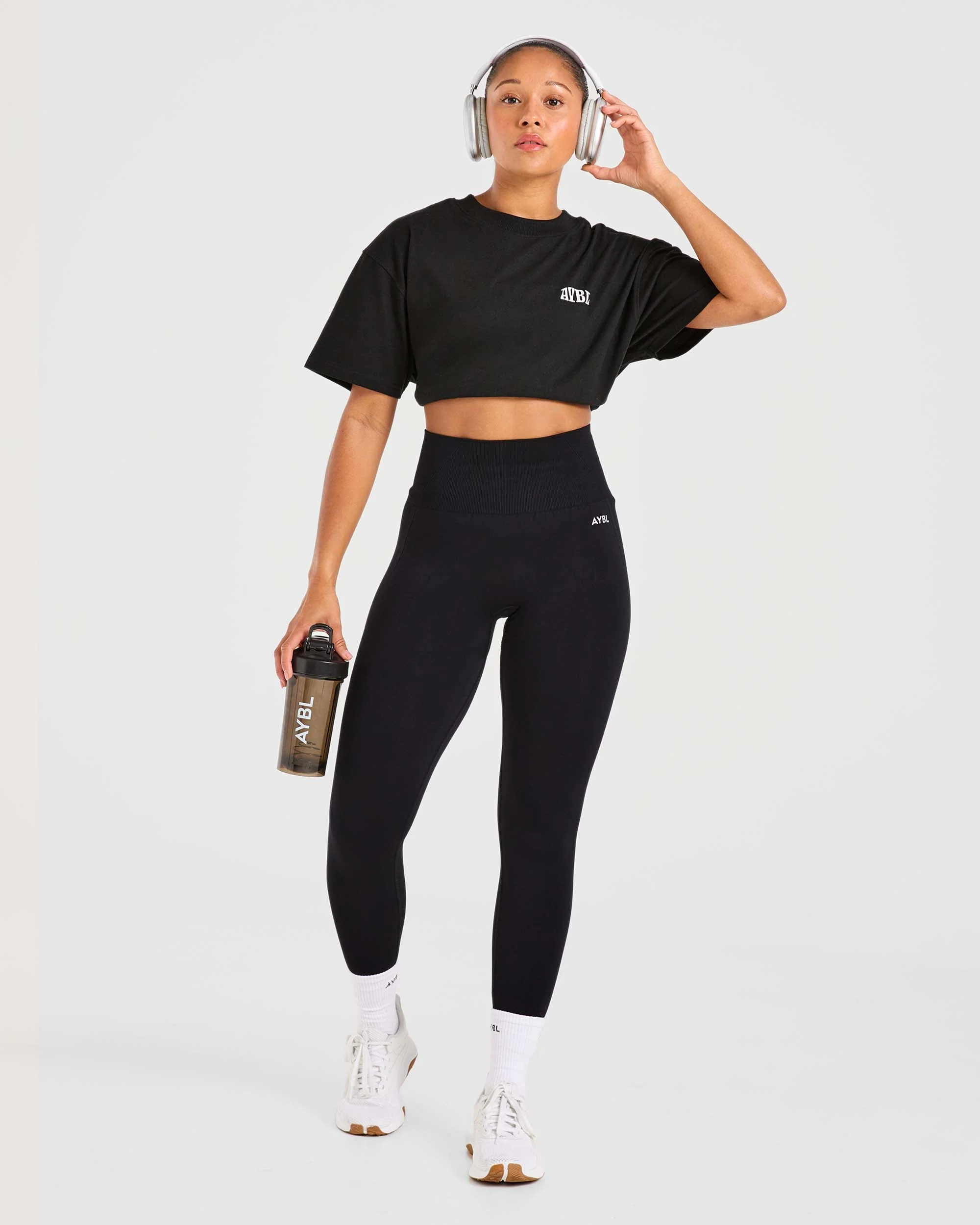 Mind Over Matter Oversized T Shirt - Zwart - Image 8